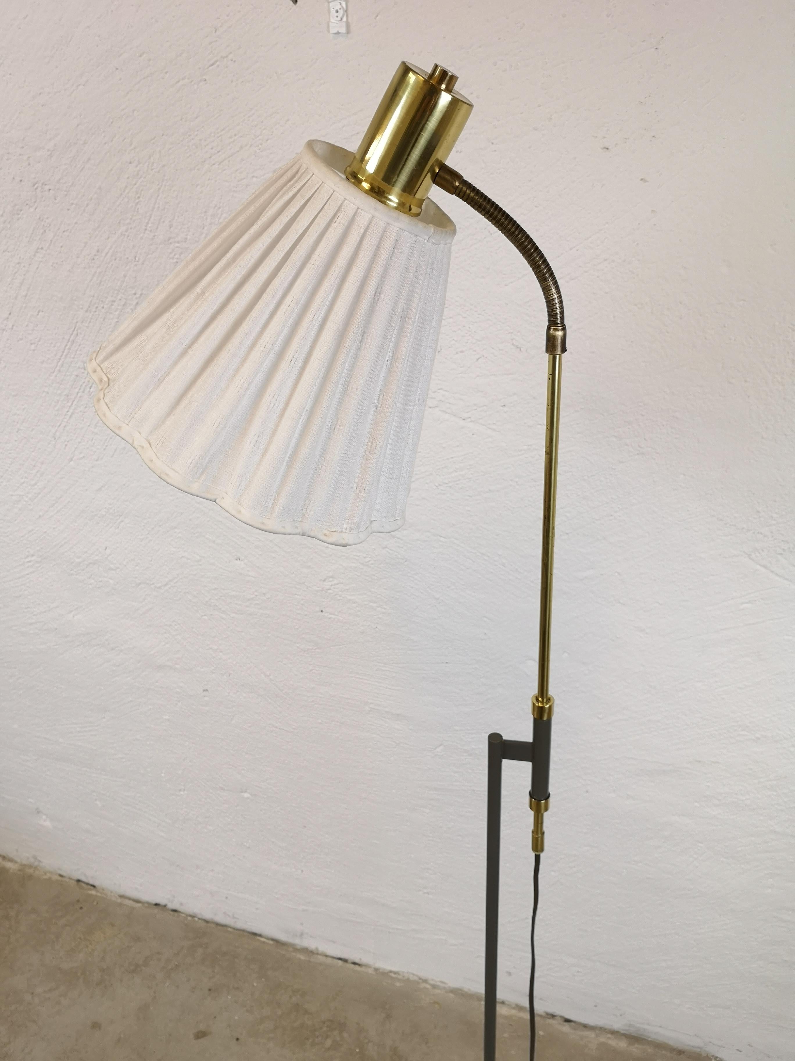 Scandinavian Modern Floor Lamp Falkenbergs Belysning Sweden, 1950s For Sale