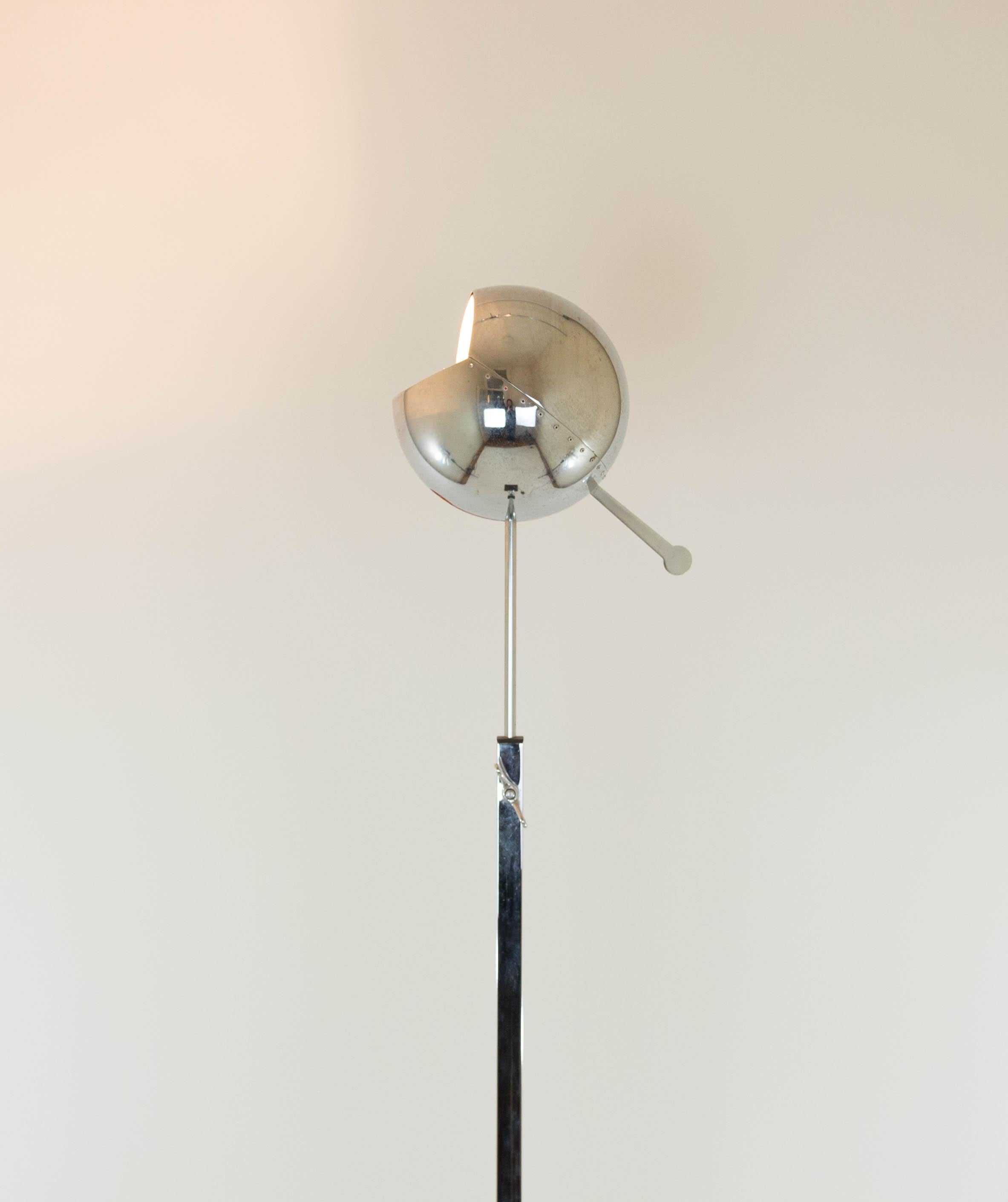 Metal Floor lamp Fire Ball by Carlo Forcolini for Sidecar, 1980s For Sale