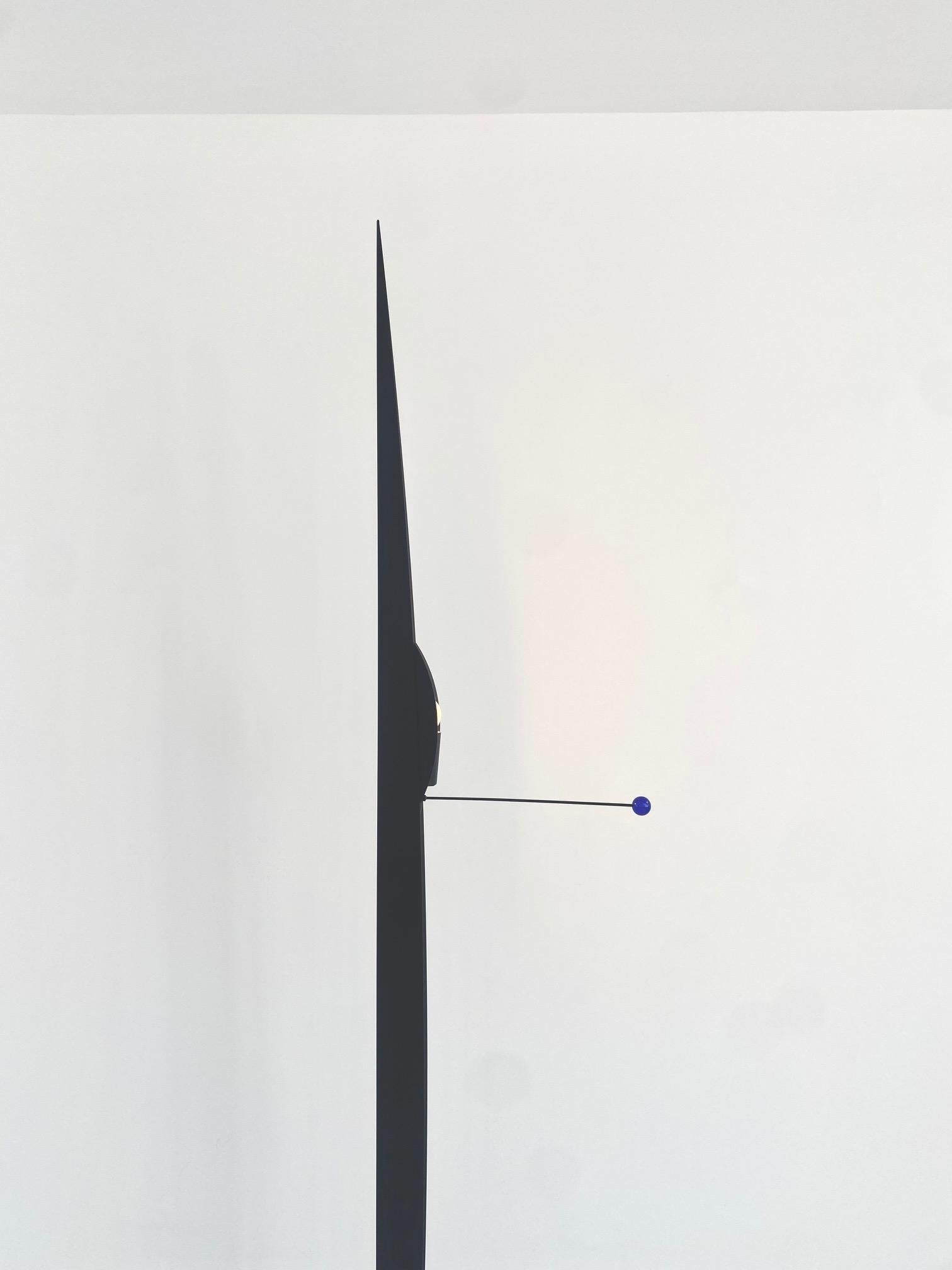 Stehlampe „Flamme“ von Gilles Derain, 1986 (Eisen) im Angebot