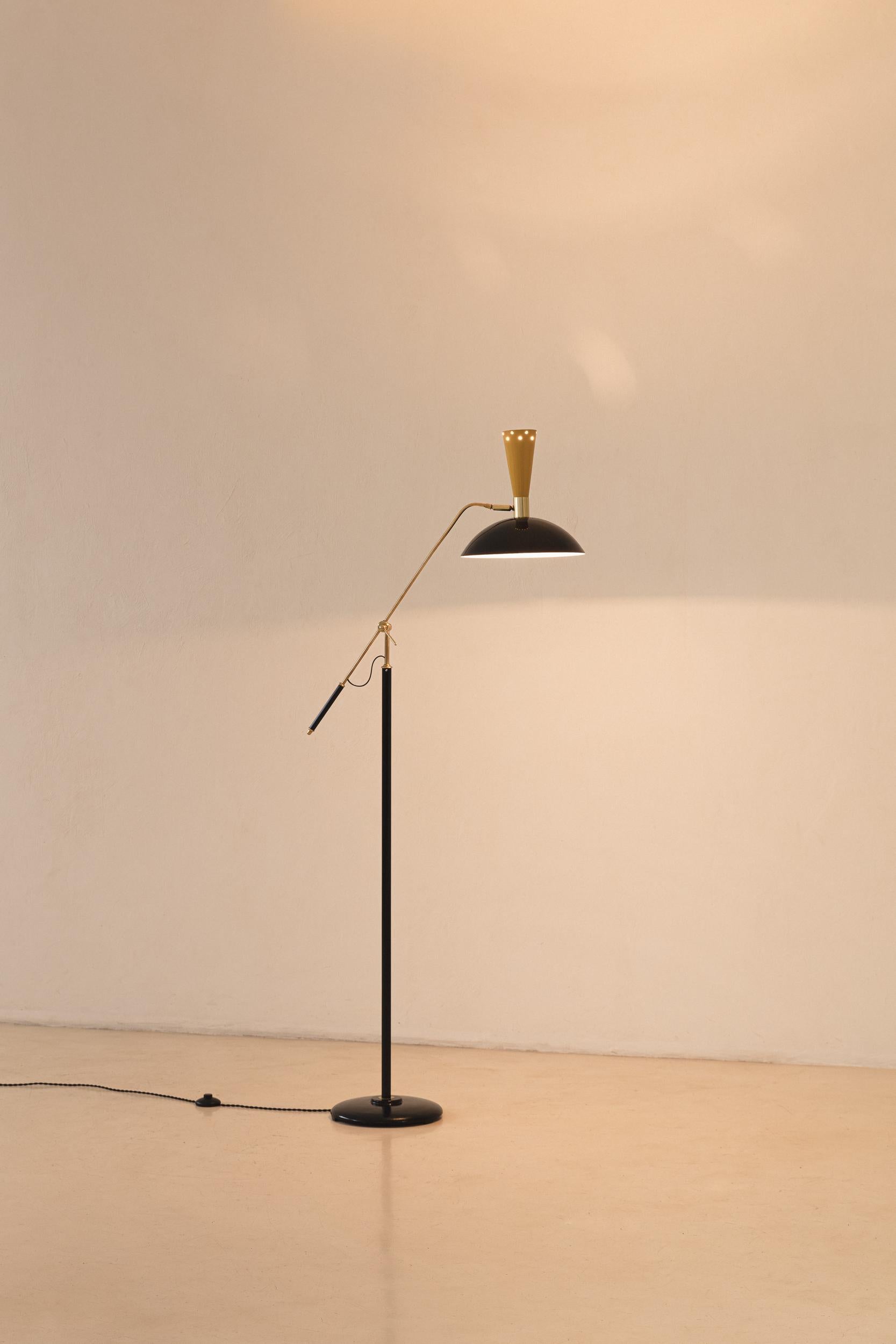 Moderne Design Modernity du milieu du siècle, Lampadaire par Artiste Unknown, circa 1950s en vente