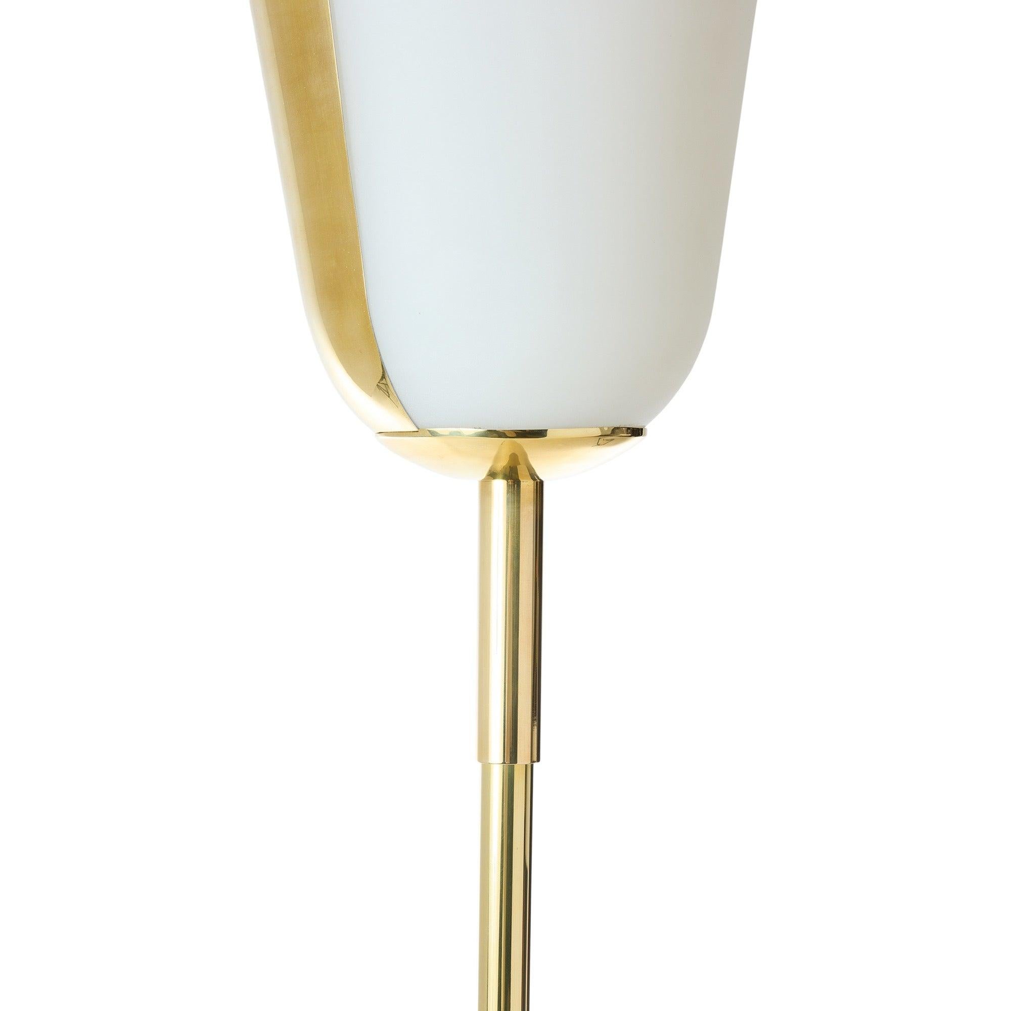 Floor Lamp by Jean Perzel, 1968 In Fair Condition For Sale In Sagaponack, NY