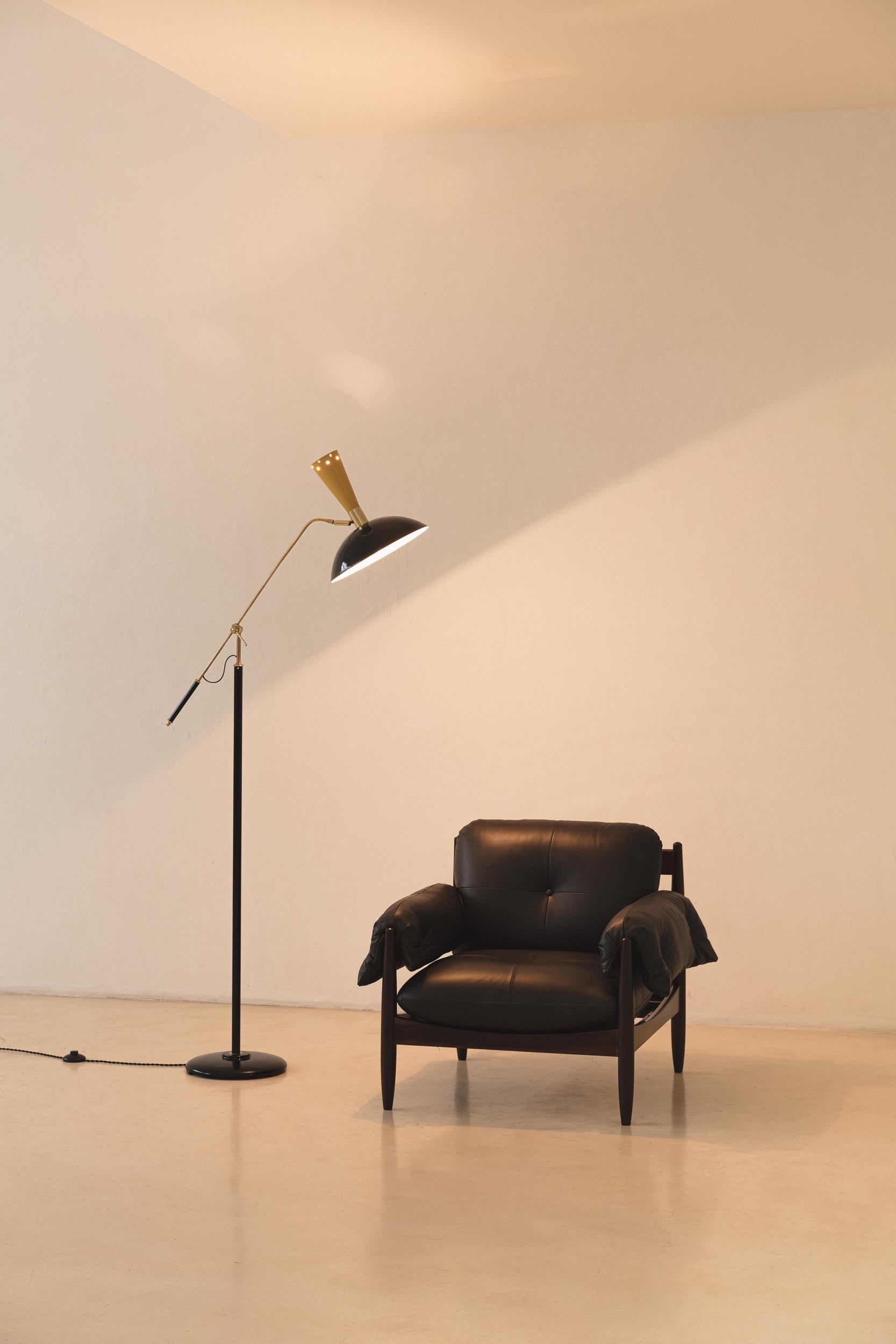 Design Modernity du milieu du siècle, Lampadaire par Artiste Unknown, circa 1950s en vente 2