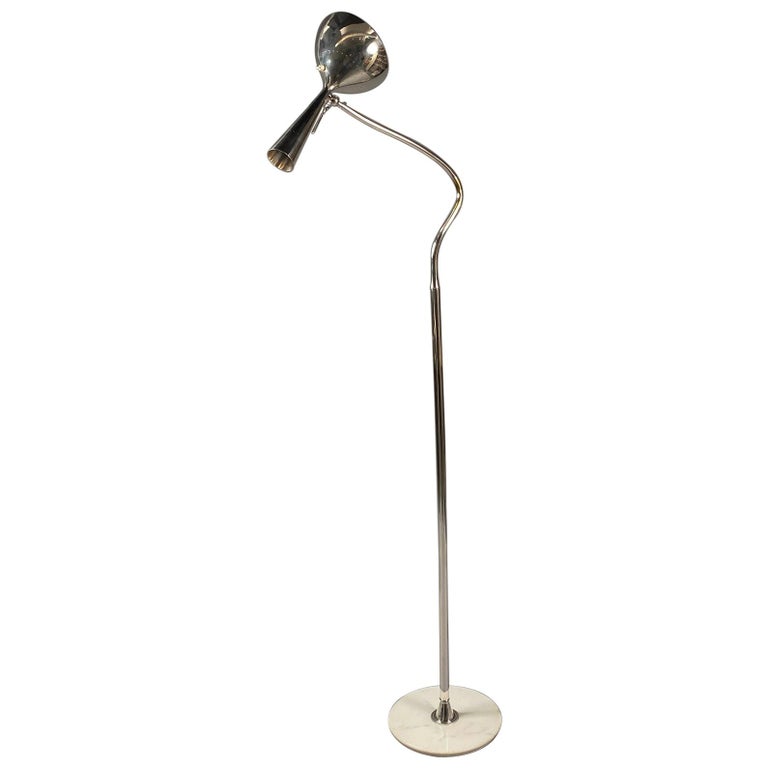 Stilnovo floor lamp, 1950, offered by Bernd Goeckler Antiques