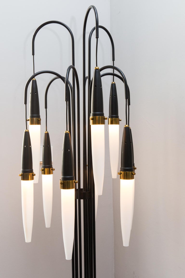 Floor Lamp Fountain Stilnovo, Italy, circa 1950 at 1stdibs