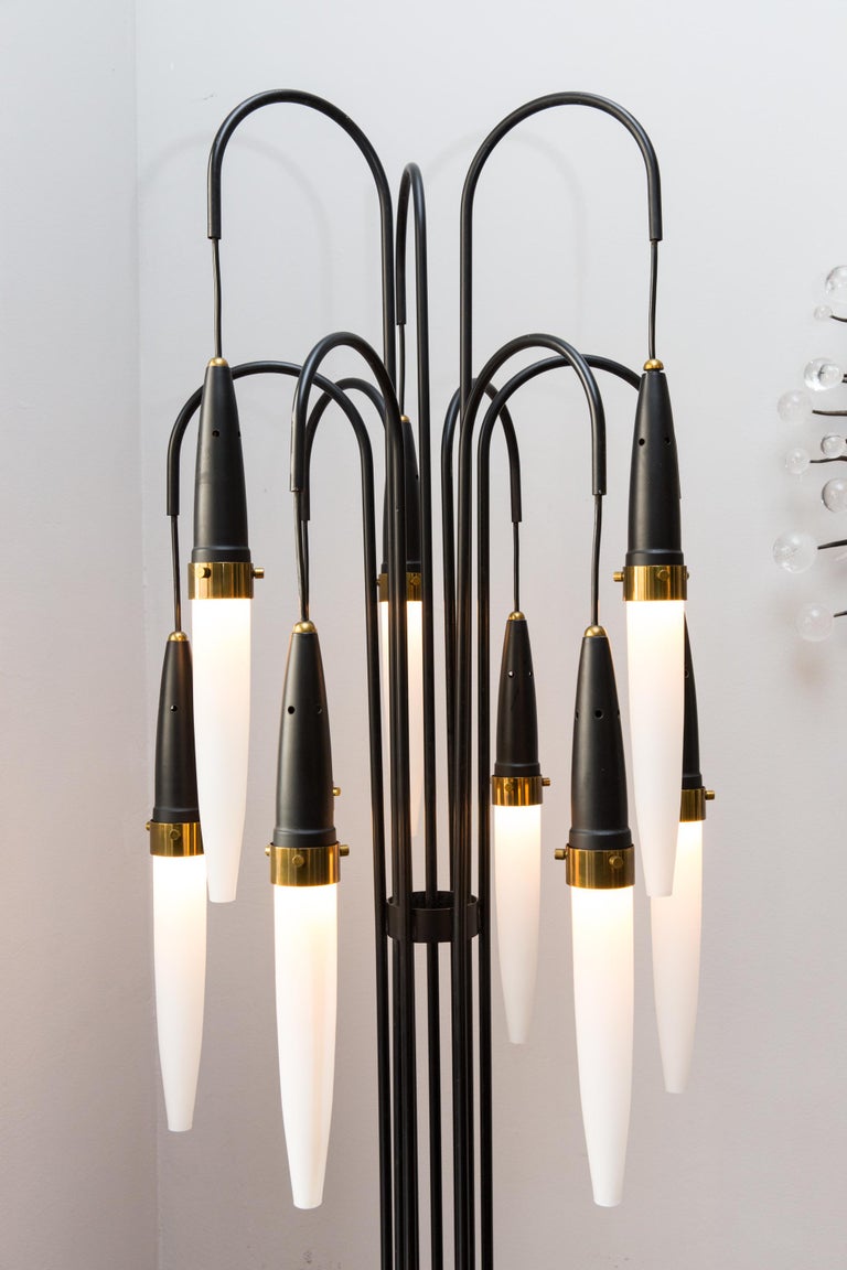 Floor Lamp Fountain Stilnovo, Italy, circa 1950 at 1stdibs