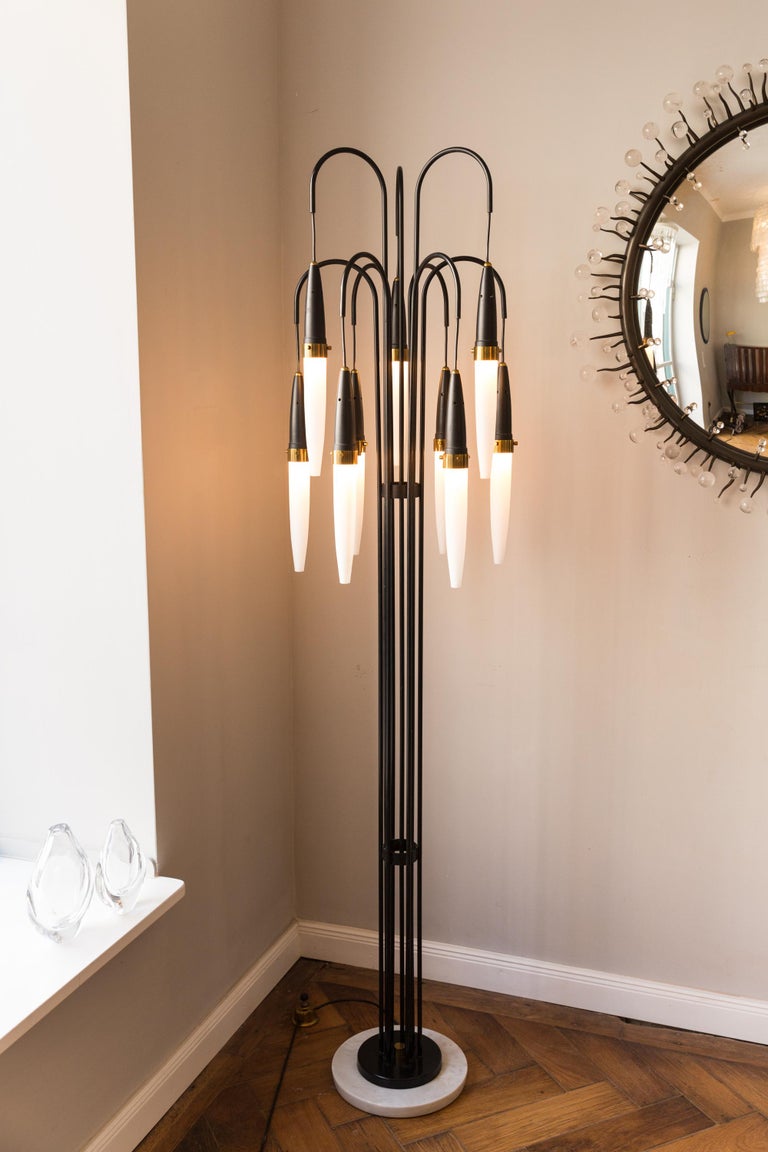 Floor Lamp Fountain Stilnovo, Italy, circa 1950 at 1stdibs