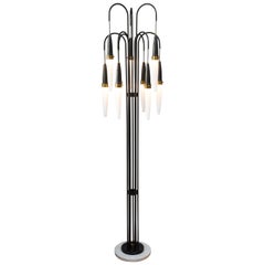 Retro Floor Lamp Fountain Stilnovo, Italy, circa 1950