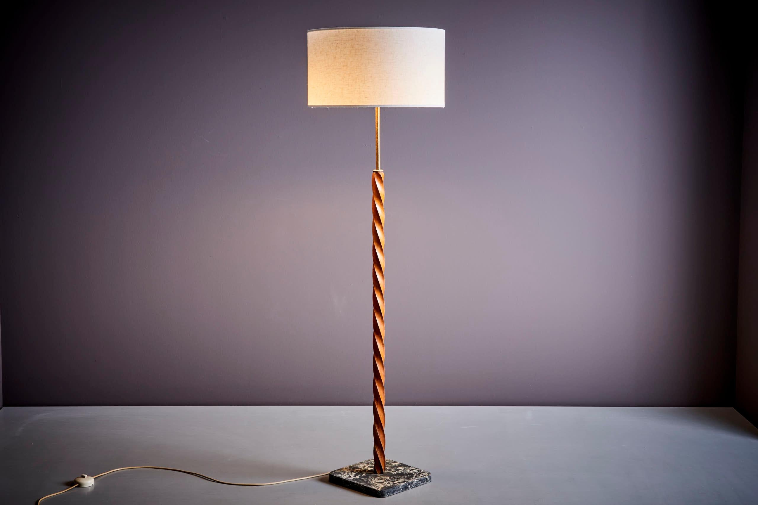 Mid-Century Modern Floor Lamp, France 1940s  For Sale