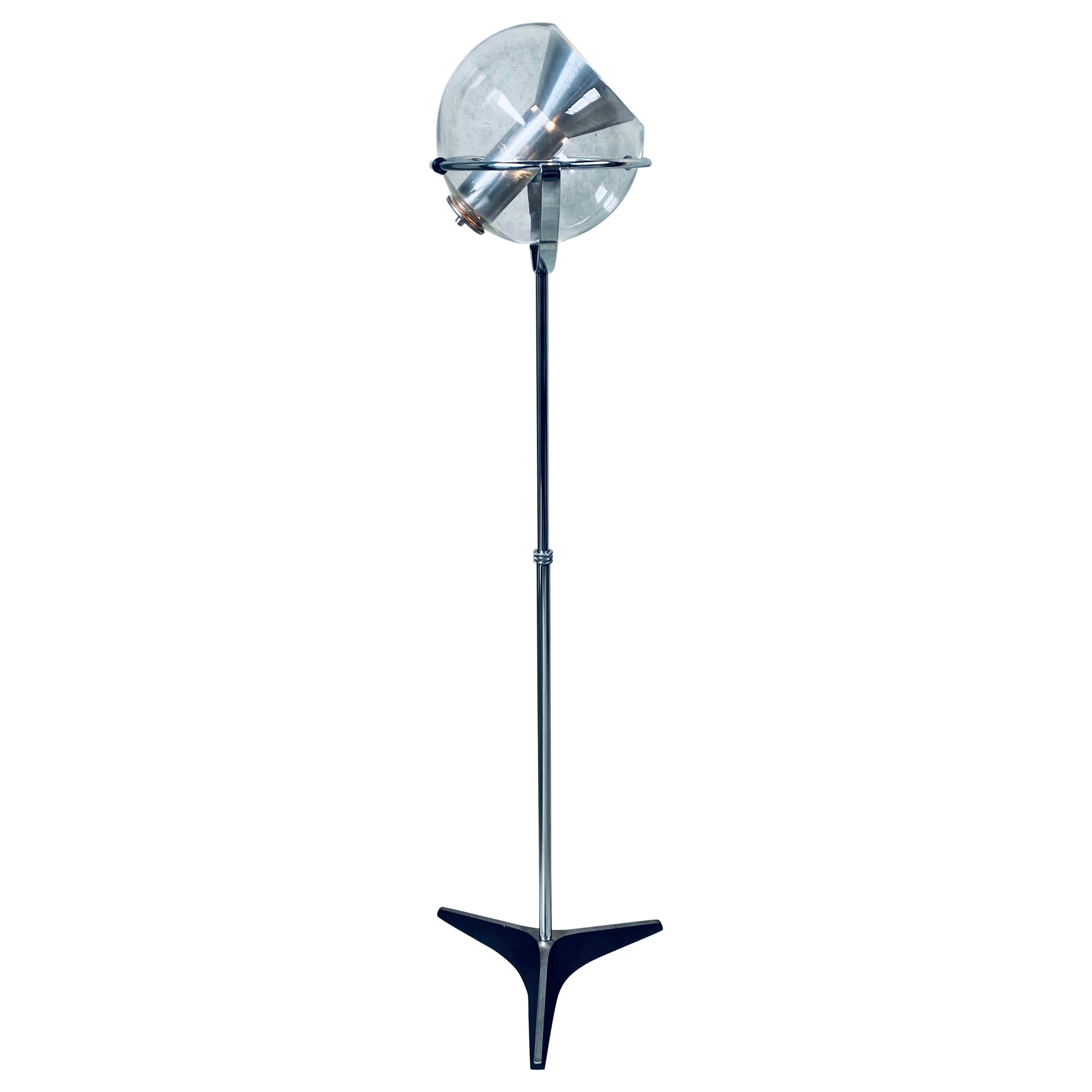 Lampada da terra "GLOBE 2000" di Frank Ligtelijn per RAAK AMSTERDAM, Paesi Bassi 1960