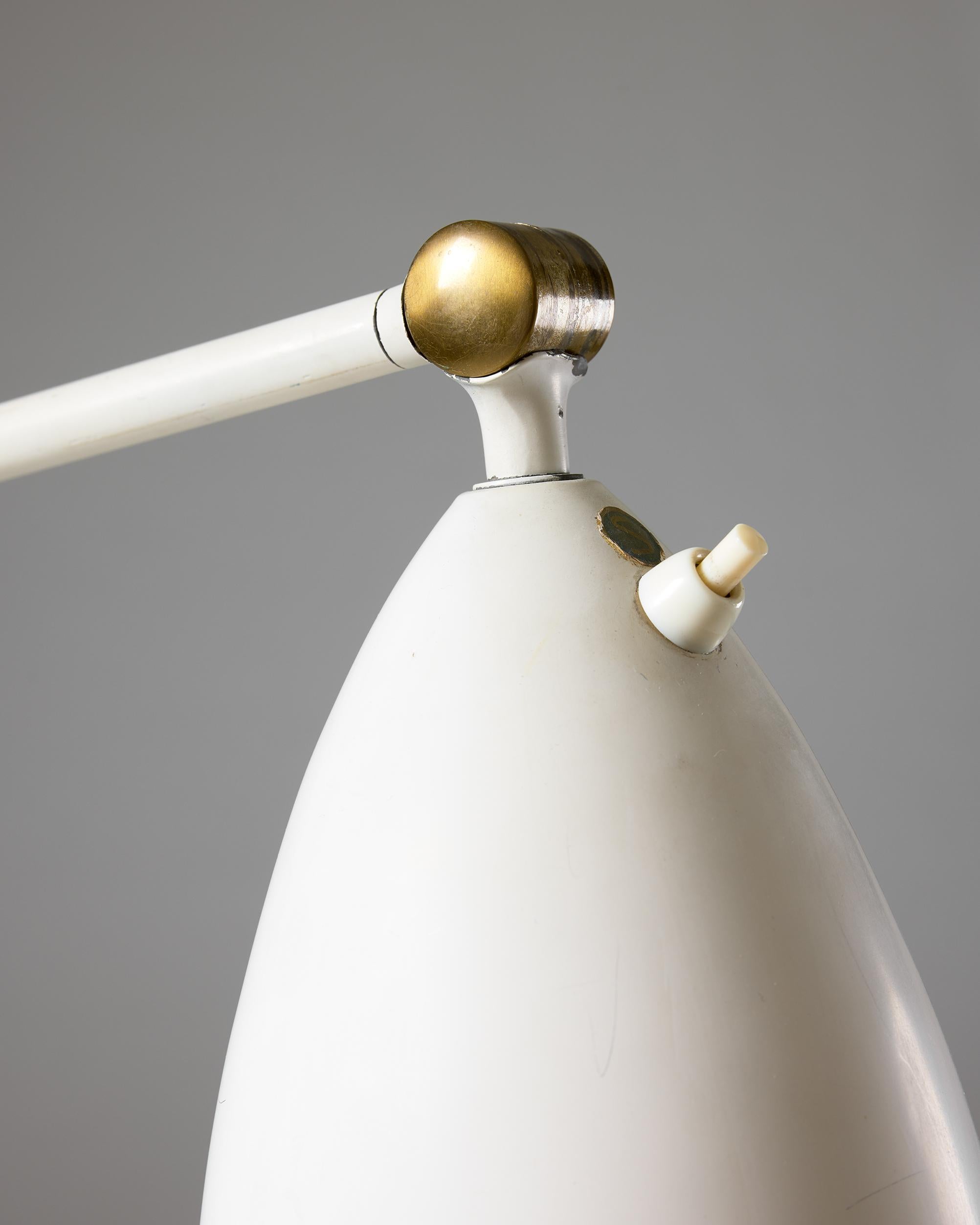 Lampadaire 'Grasshopper' par Greta Magnusson-Grossman pour Bergboms, Suède années 1950 Bon état - En vente à Stockholm, SE