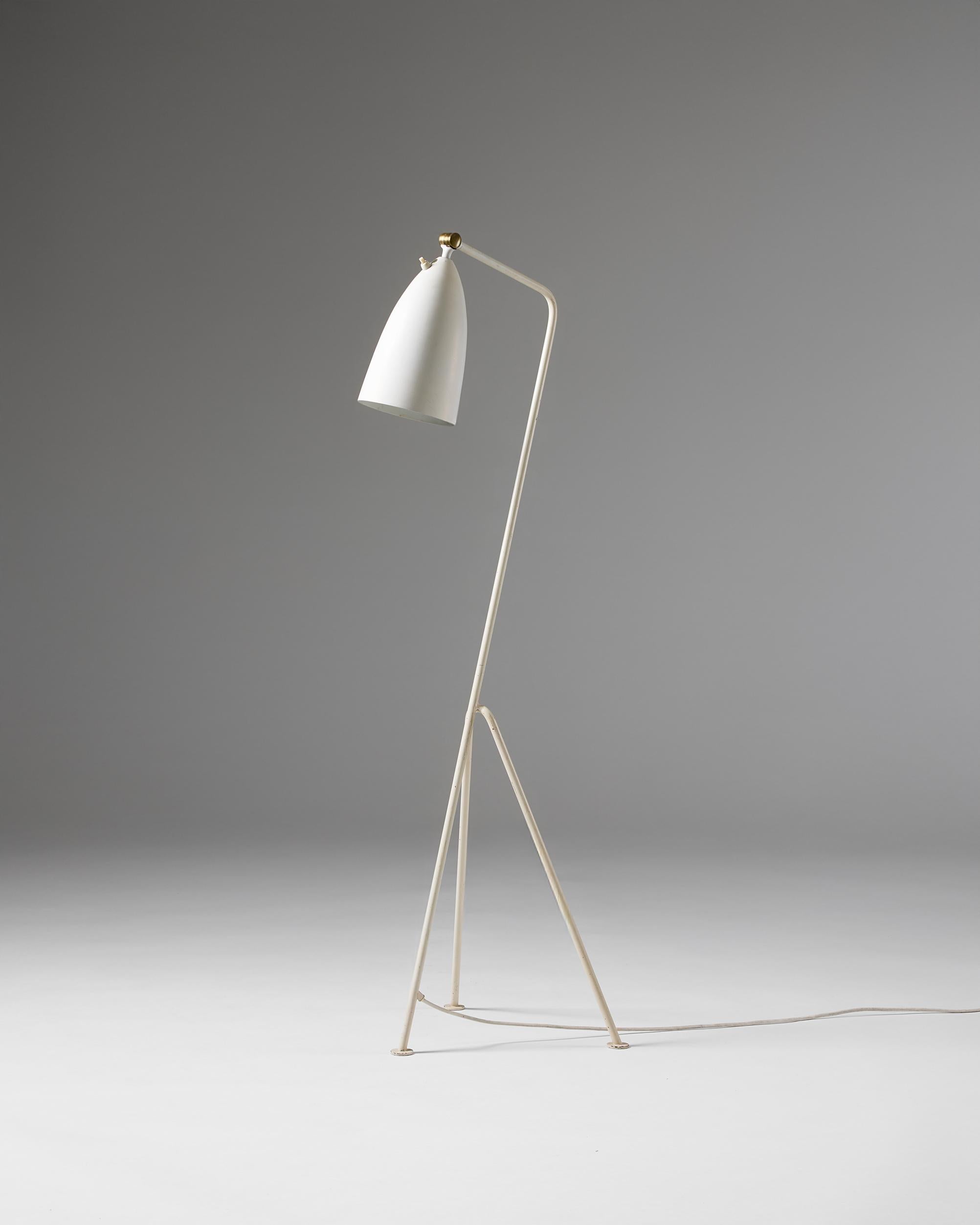 Lampadaire 'Grasshopper' par Greta Magnusson-Grossman pour Bergboms, Suède années 1950 en vente 1