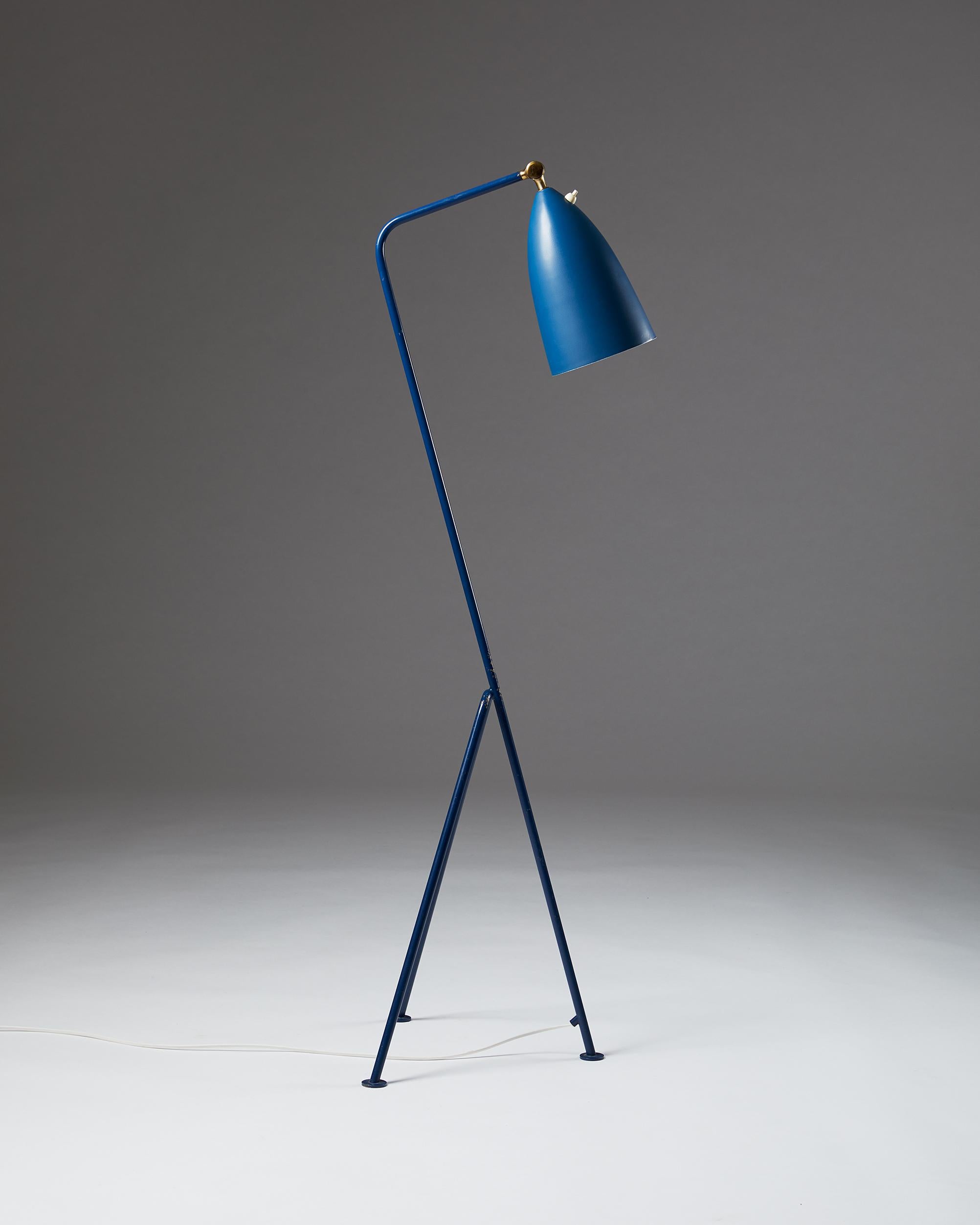 Mid-Century Modern Floor Lamp 'Grasshopper' Model G-33 Designed by Greta Magnusson Grossman