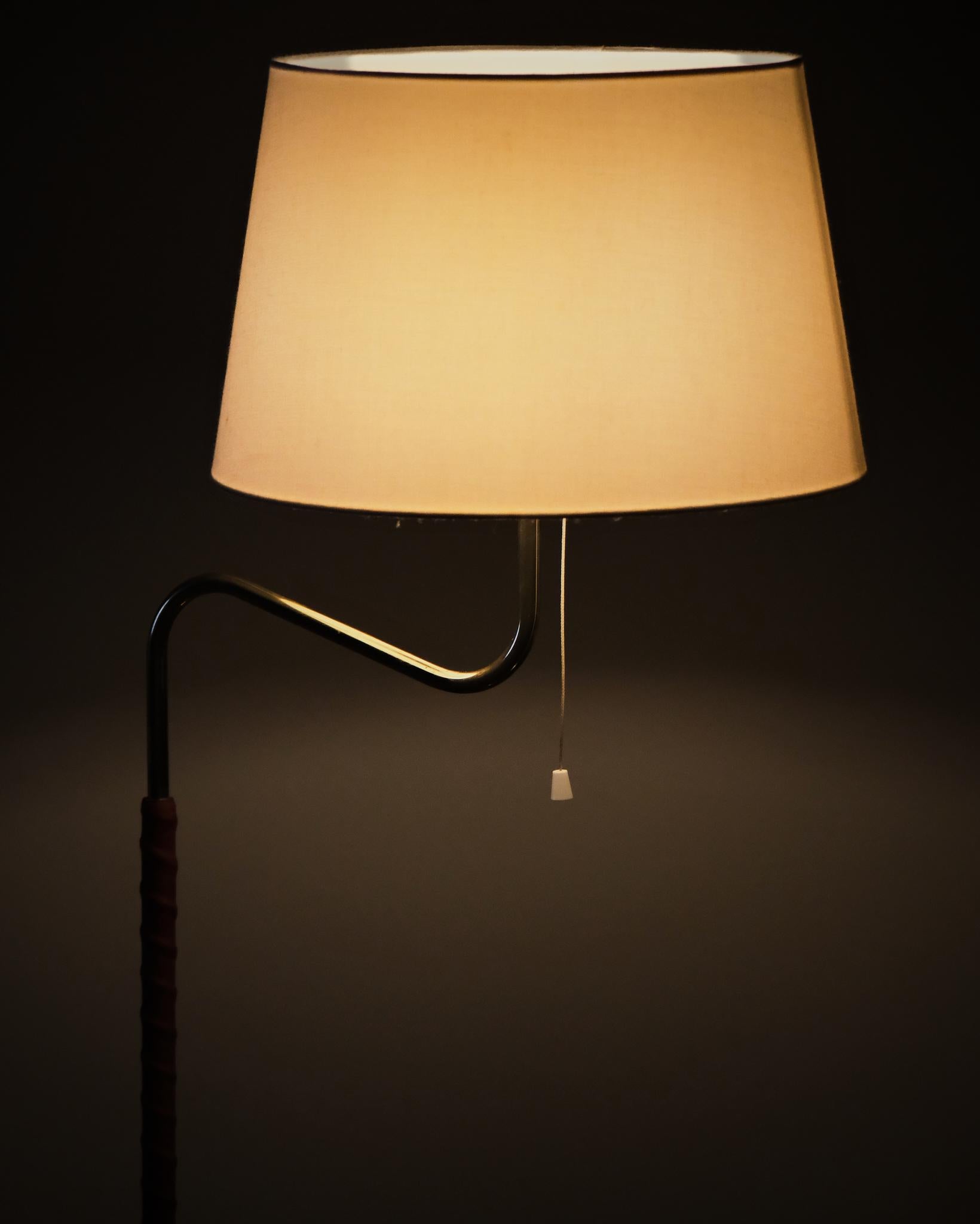 Floor lamp GX145 by Bergboms, Sweden, 1970s For Sale 1