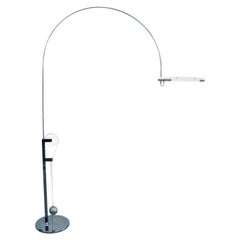 Floor Lamp Halo Mobile in Crome by R&R Baltensweiler for Swisslamps, 1970ies