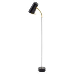 Floor Lamp i Brass and Metal by Hans-Agne Jakobsson, Sweden, 1950s
