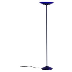 Floor Lamp in Blue Murano Glass & Metal by Santiago Miranda & Gianluigi Arnaldi