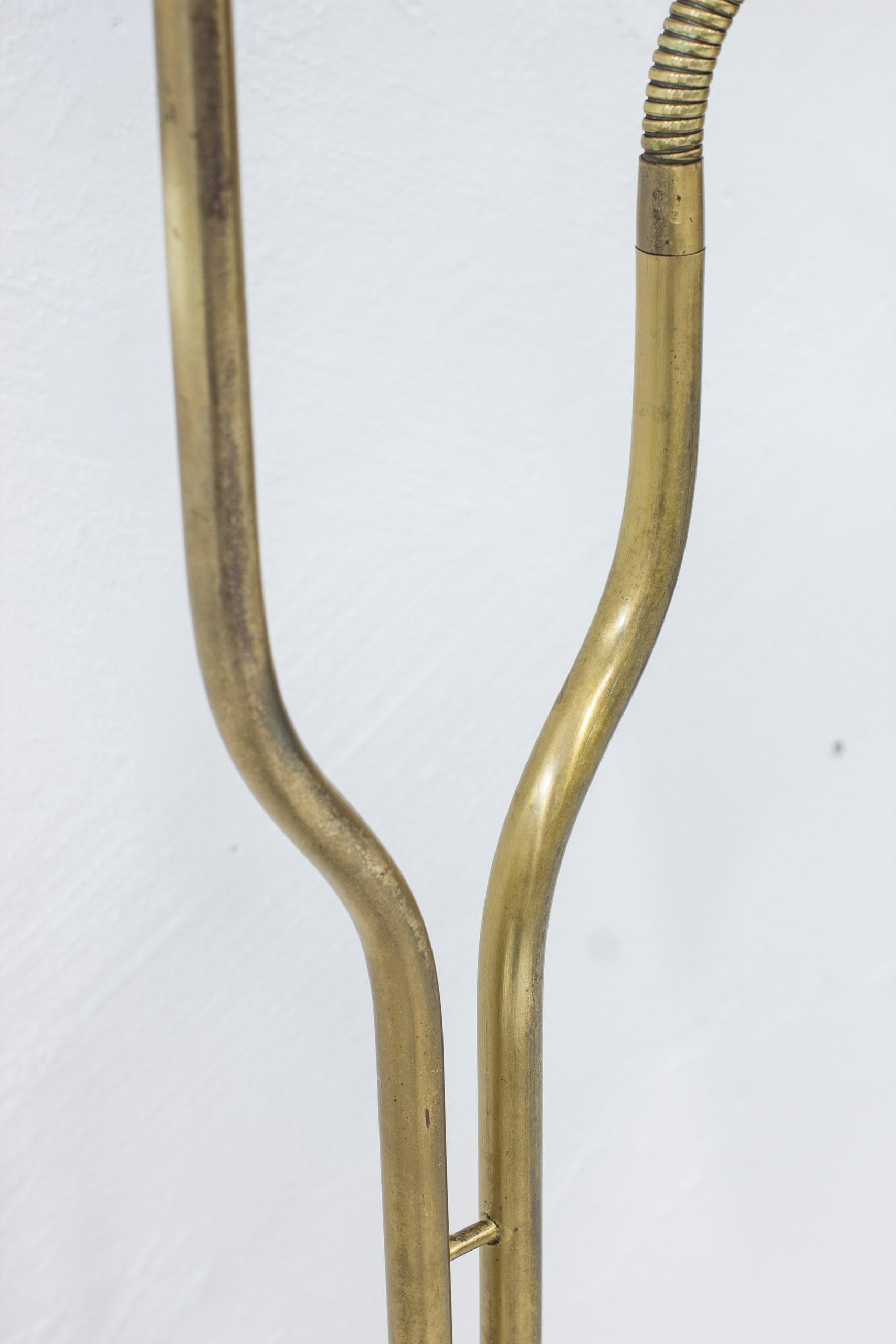 Floor Lamp in Brass by ASEA, Swedish Modern, 1950s 6