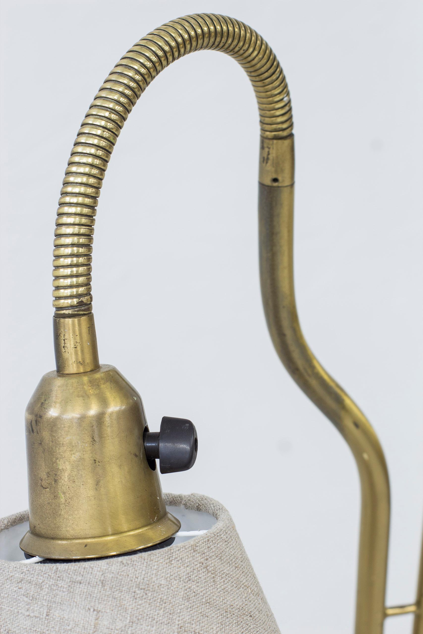 Floor Lamp in Brass by ASEA, Swedish Modern, 1950s 4