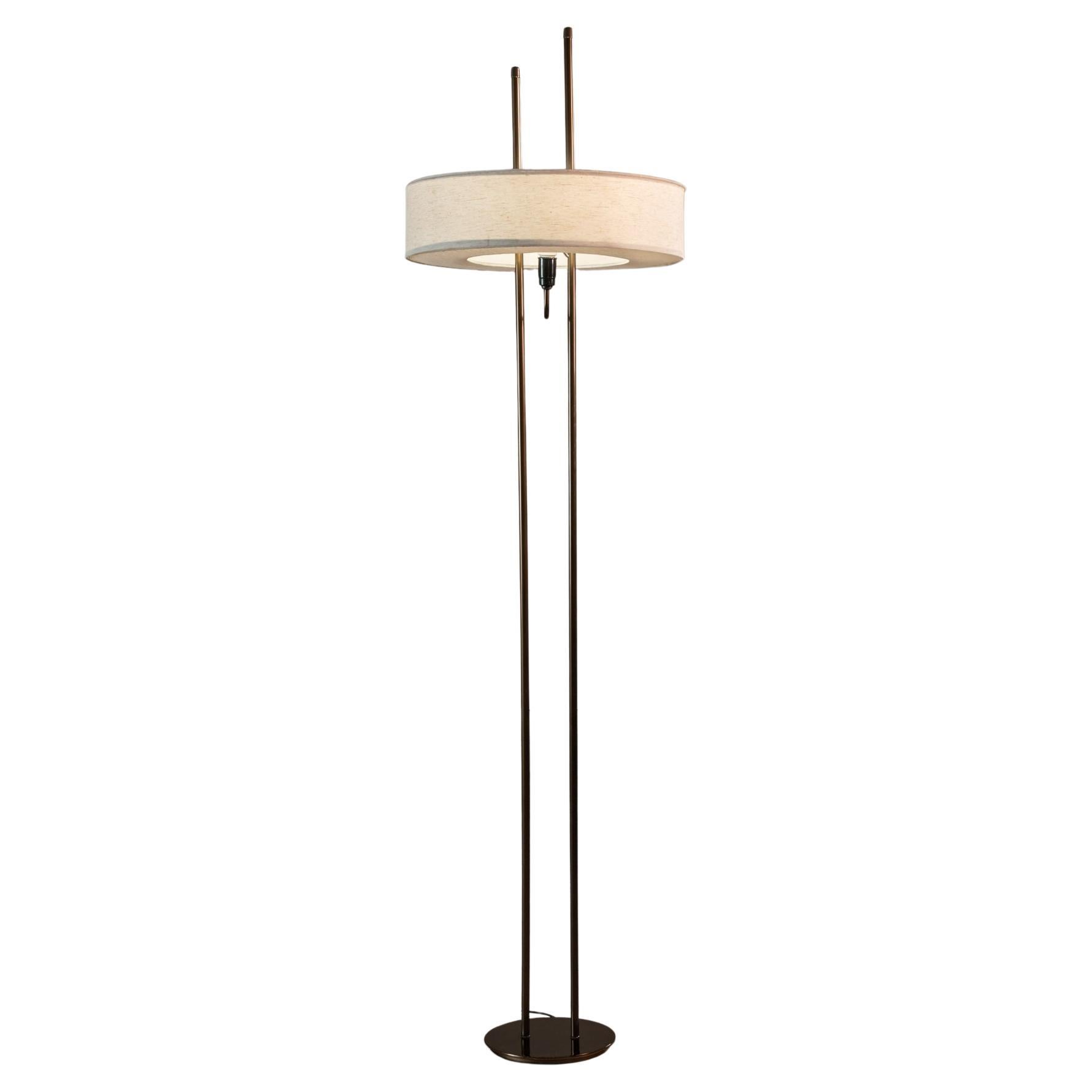 Floor Lamp in Brass, by Dominici, Brazilian Mid-Century Modern For Sale