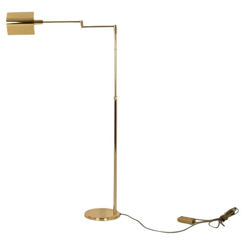Floor Lamp in Brass by Fratelli Martini, Italy - 1970s  For Sale