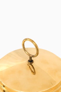 Lampada da terra in ottone di Hans-Agne Jakobsson, anni '50