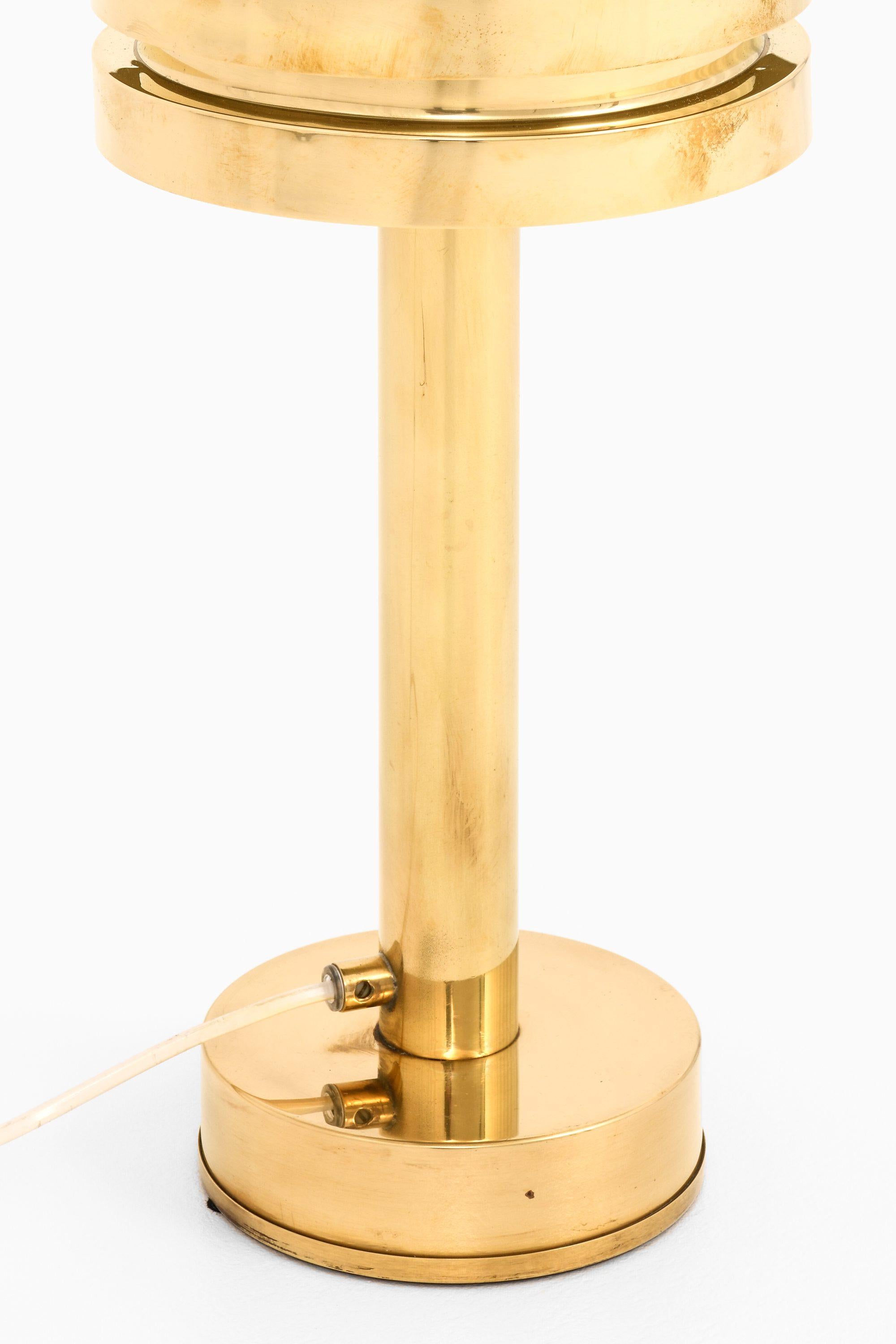 Scandinavian Modern Floor Lamp in Brass by Hans-Agne Jakobsson, 1950's For Sale