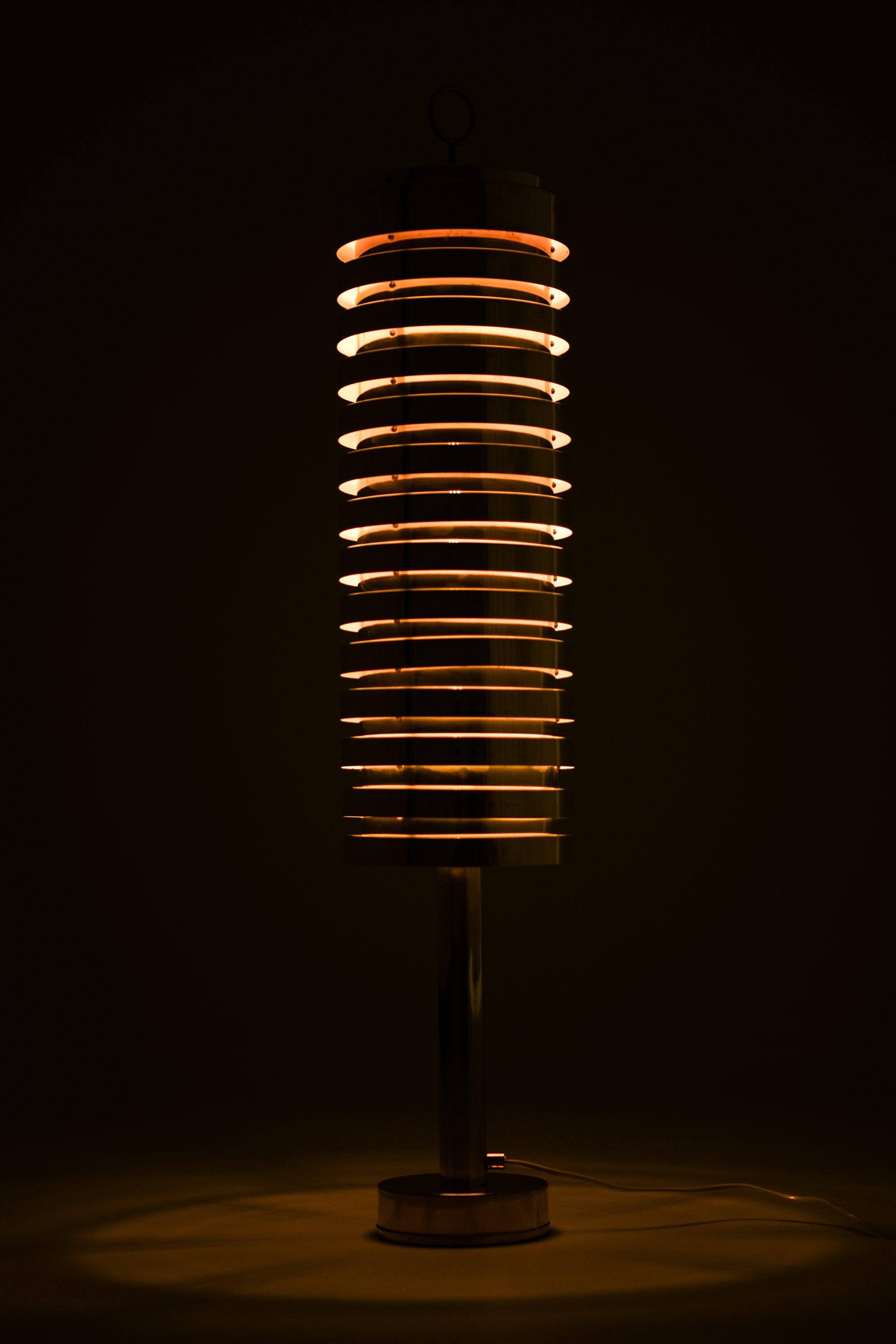 Floor Lamp in Brass by Hans-Agne Jakobsson, 1950's For Sale 1