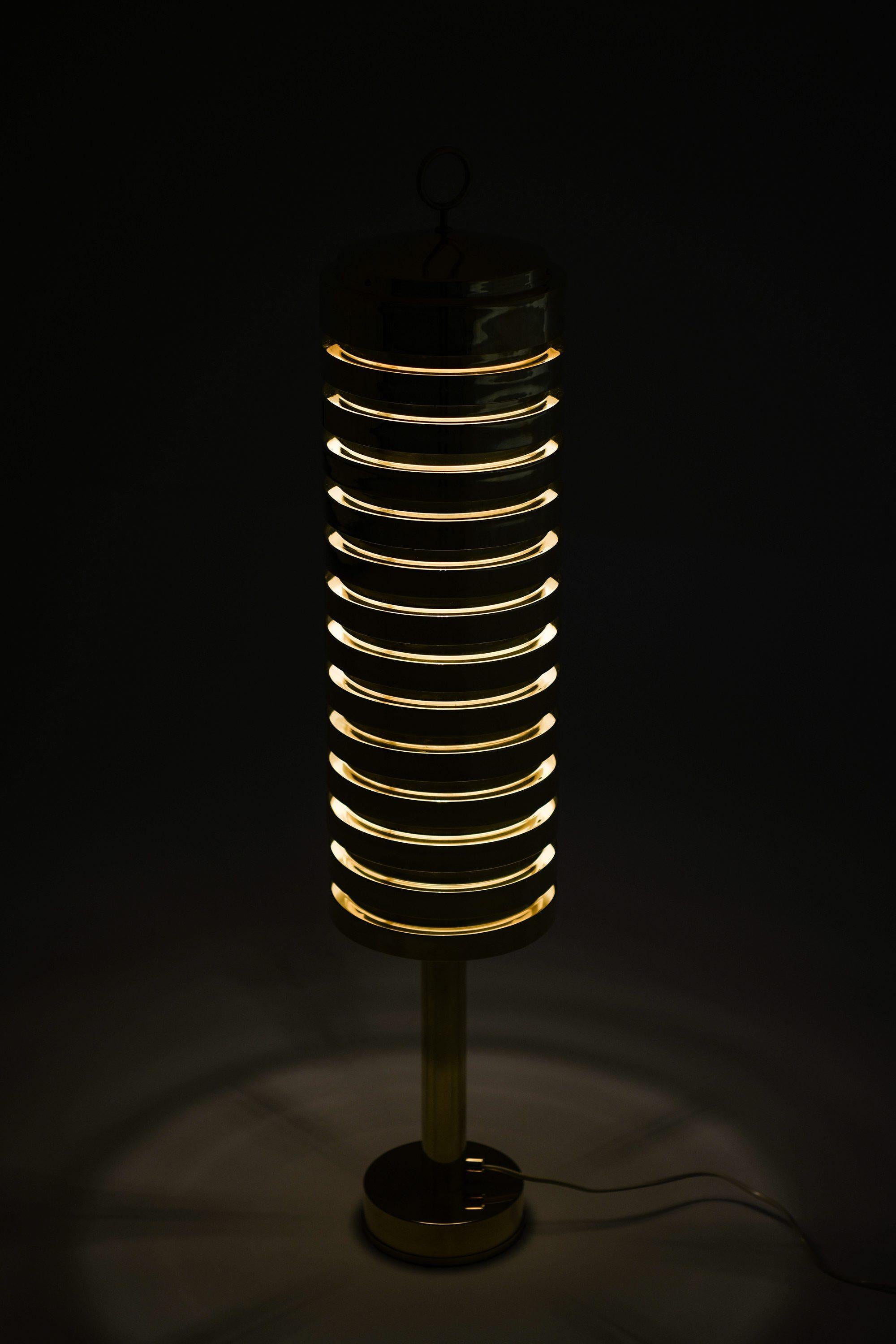 Floor Lamp in Brass by Hans-Agne Jakobsson, 1950's For Sale 3