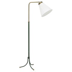 Lampadaire en laiton de Josef Frank fro Firma Svenskt Tenn, années 1940, Suède