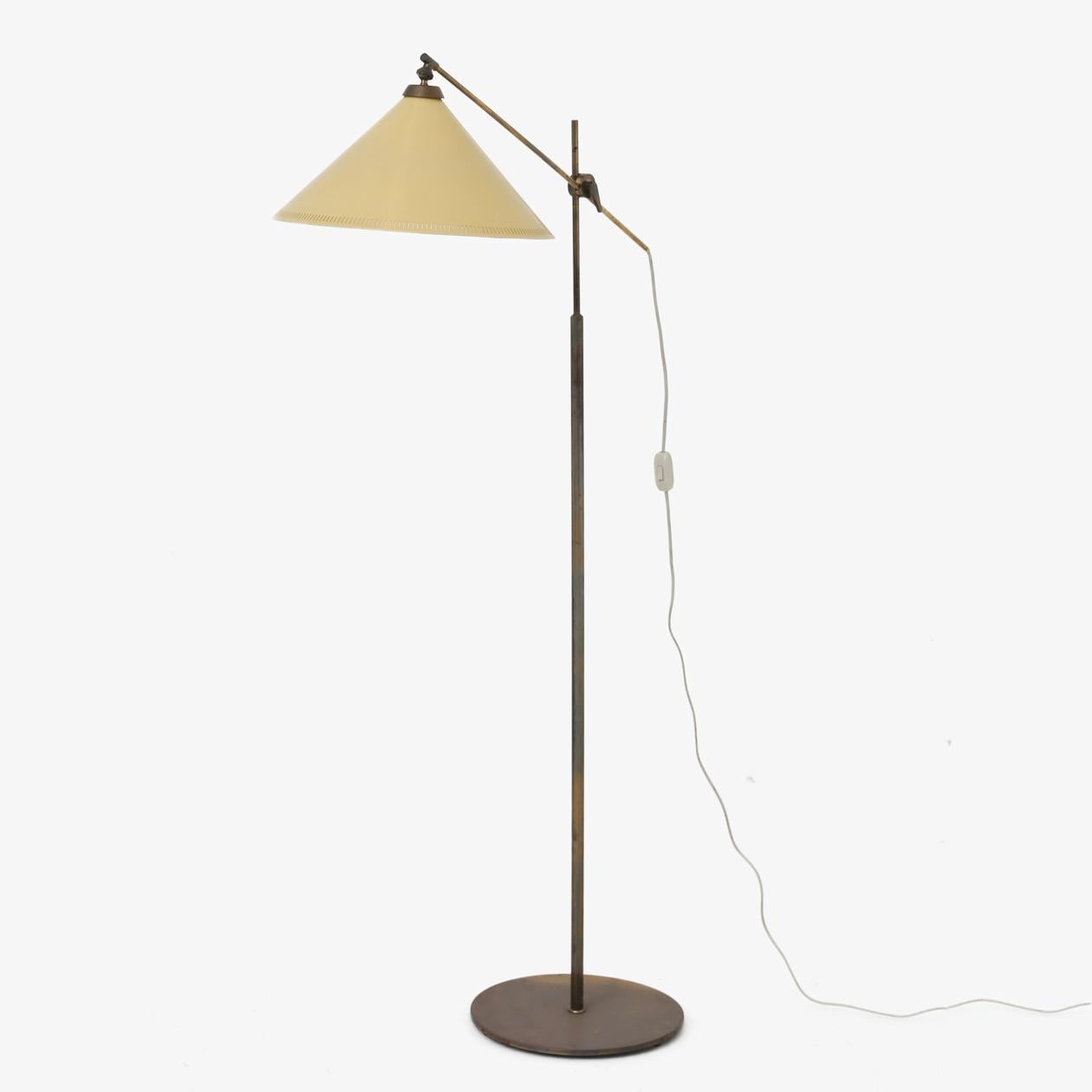 20th Century Floor Lamp in Brass by Th Valentiner