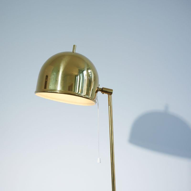 20th Century Floor Lamp in Brass, Model G-075, by Bergbom For Sale