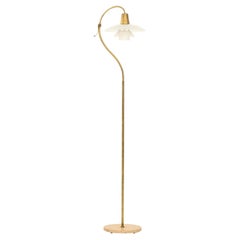 Floor Lamp in Bronze Patinated Brass and Glass Shades by Poul Henningsen, 1940's
