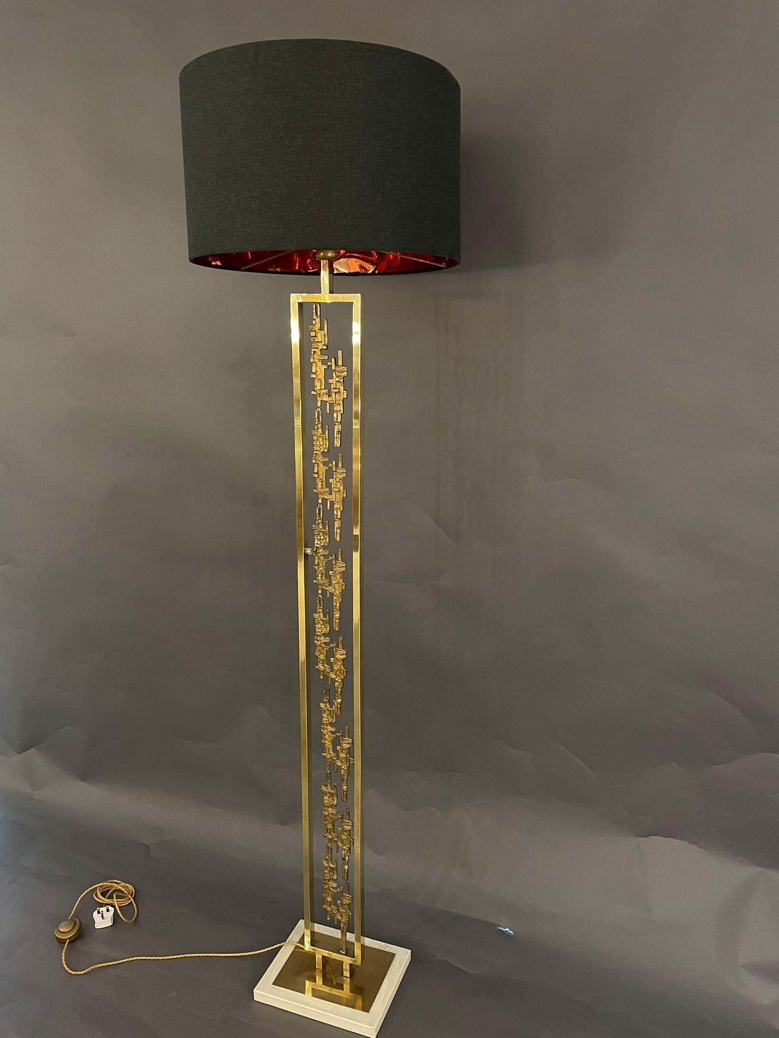 Floor Lamp in Brotto Style, Italy, 1980s For Sale 3