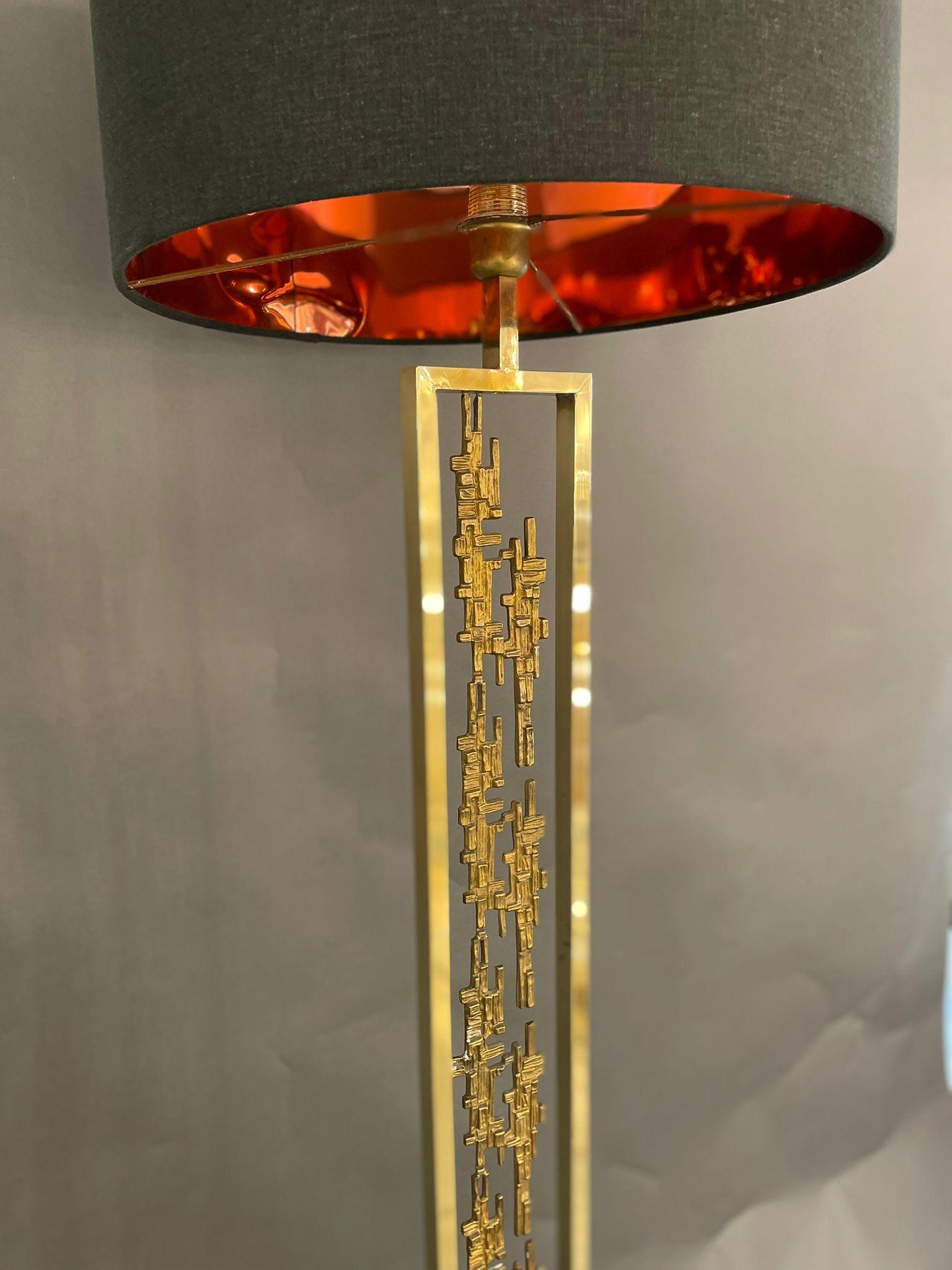 Late 20th Century Floor Lamp in Brotto Style, Italy, 1980s For Sale