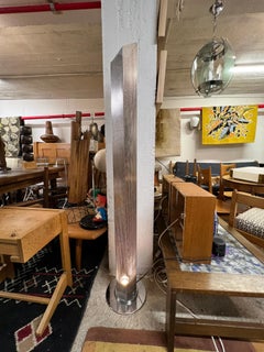 Floor Lamp in Chrome Metal
