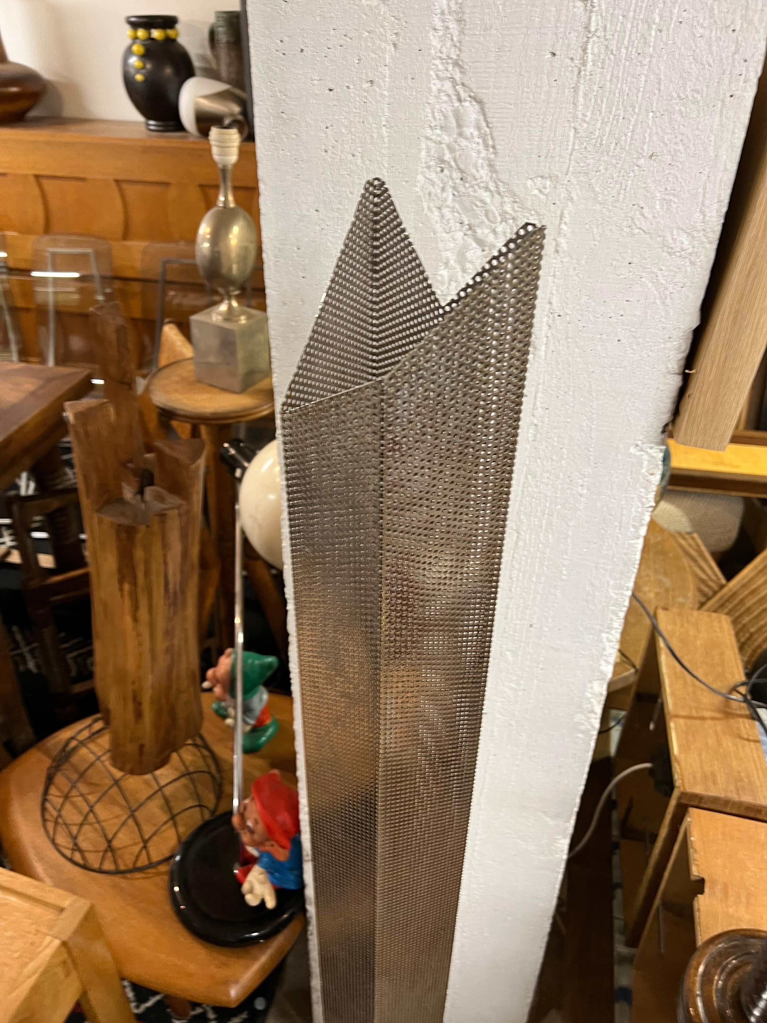 Floor Lamp in Chrome Metal In Good Condition For Sale In Saint-Ouen, FR