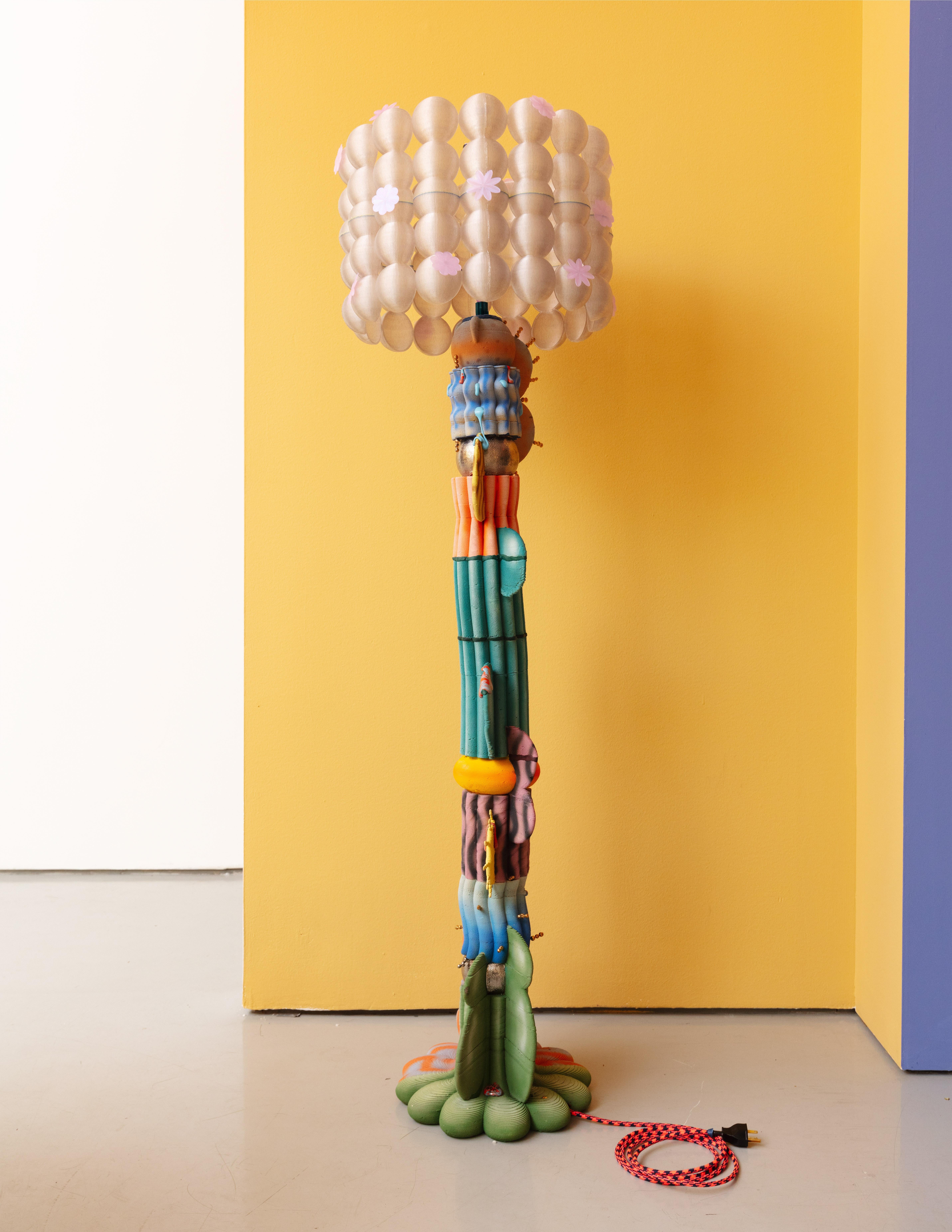 American Floor Lamp in Fasciation by Jolie Ngo