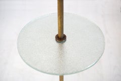 Floor Lamp in Frosted Glass, France, 1950