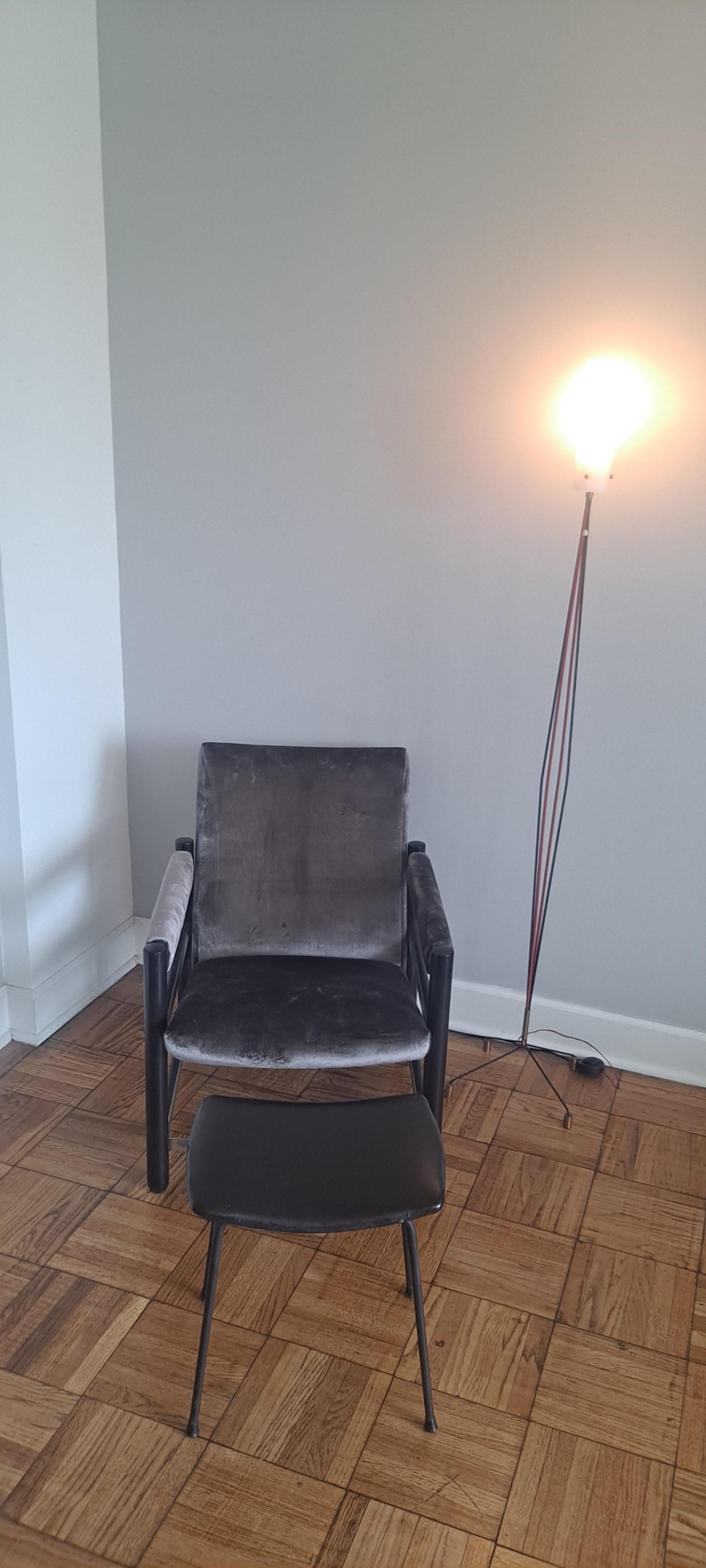 Floor Lamp in Manner of Angelo Lelii For Sale 1