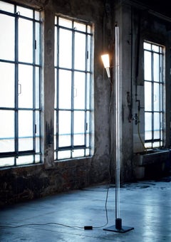 Floor Lamp in Murano Blown Crystal "Truba" by Marco Zanuso jr. and Carlo Moretti
