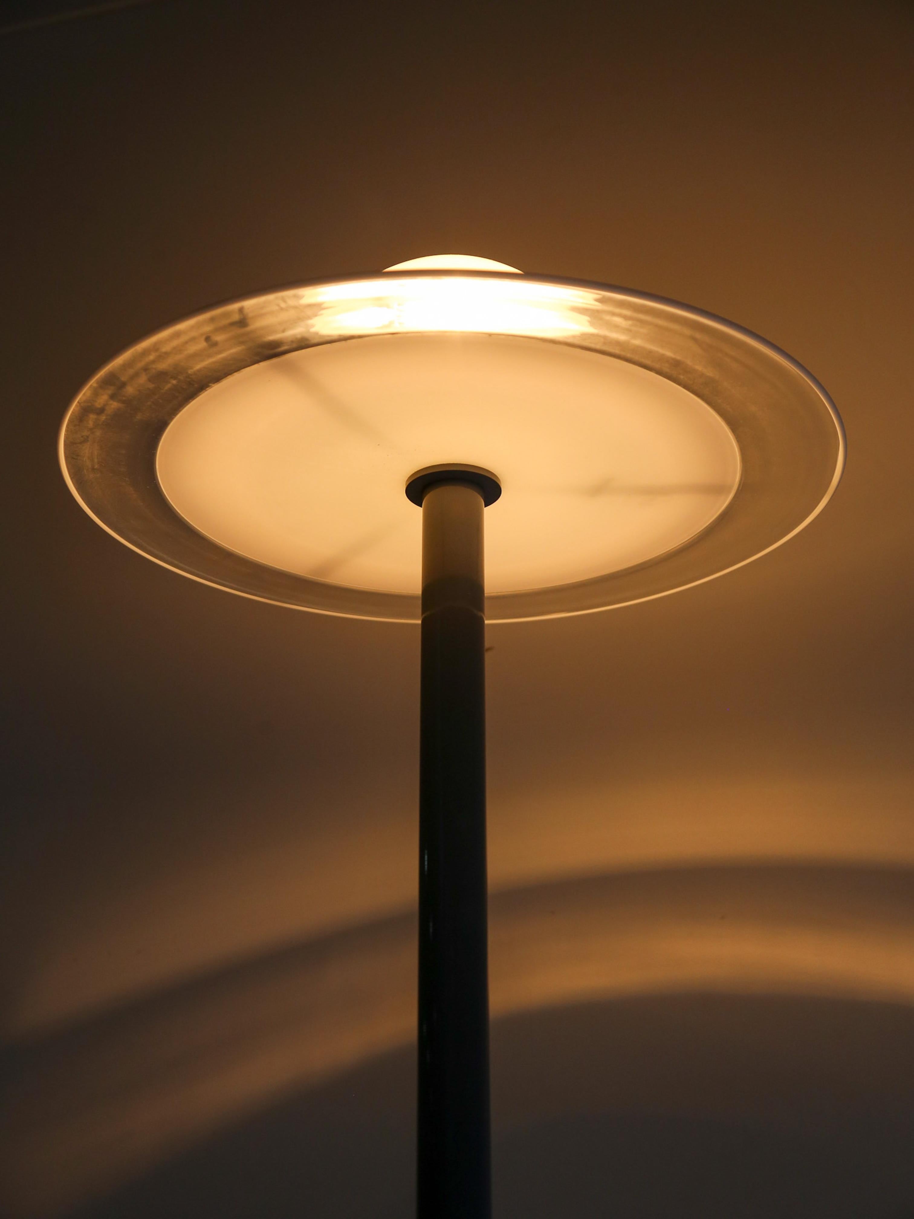 Floor Lamp in Murano Glass and Metal by AVMazzega For Sale 3
