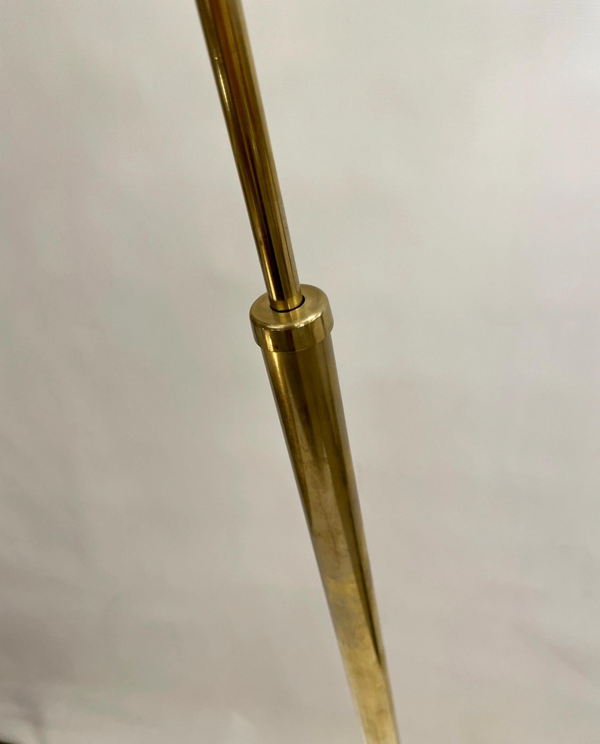 20th Century Floor lamp in polished brass France, circa 1960 For Sale