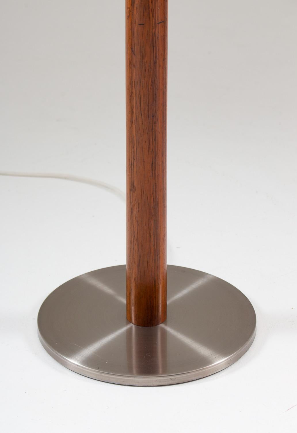 Swedish Floor Lamp in Rosewood by Uno & Östen Kristiansson for Luxus, Sweden