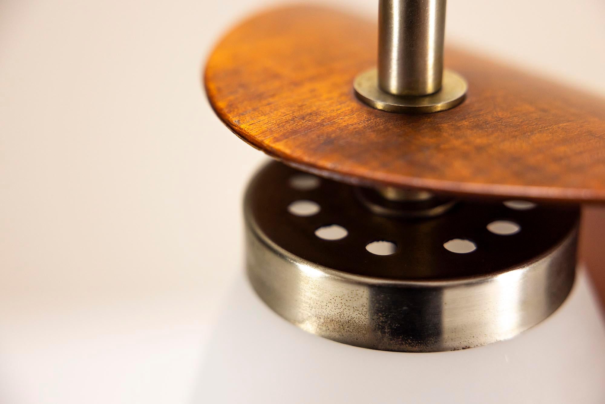 Floor Lamp in Teak and Marble in the style of Goffredo Reggiani, Italy 1970s 5