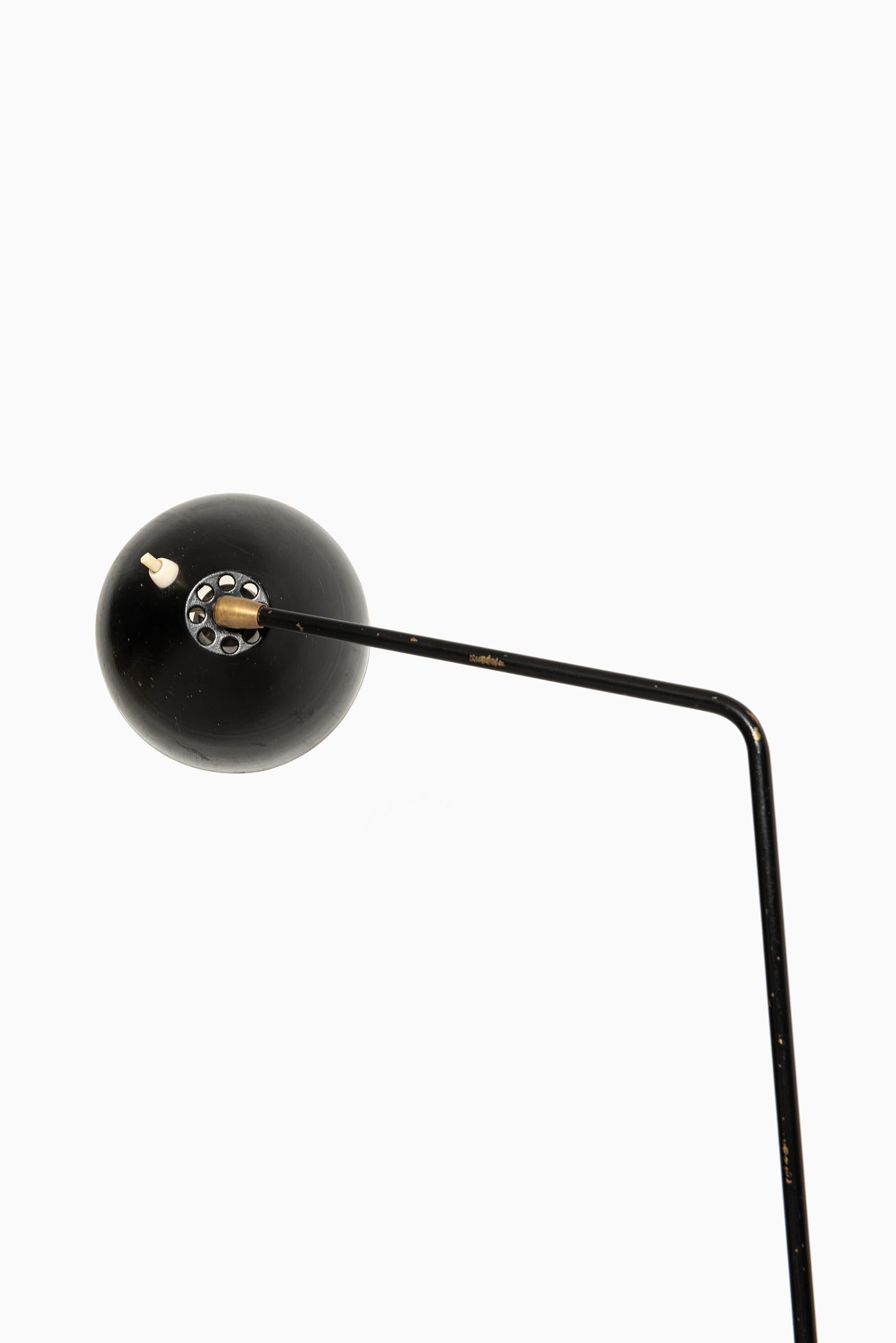 Swedish Floor Lamp in the Manner of Greta Magnusson-Grossman Produced in Sweden For Sale