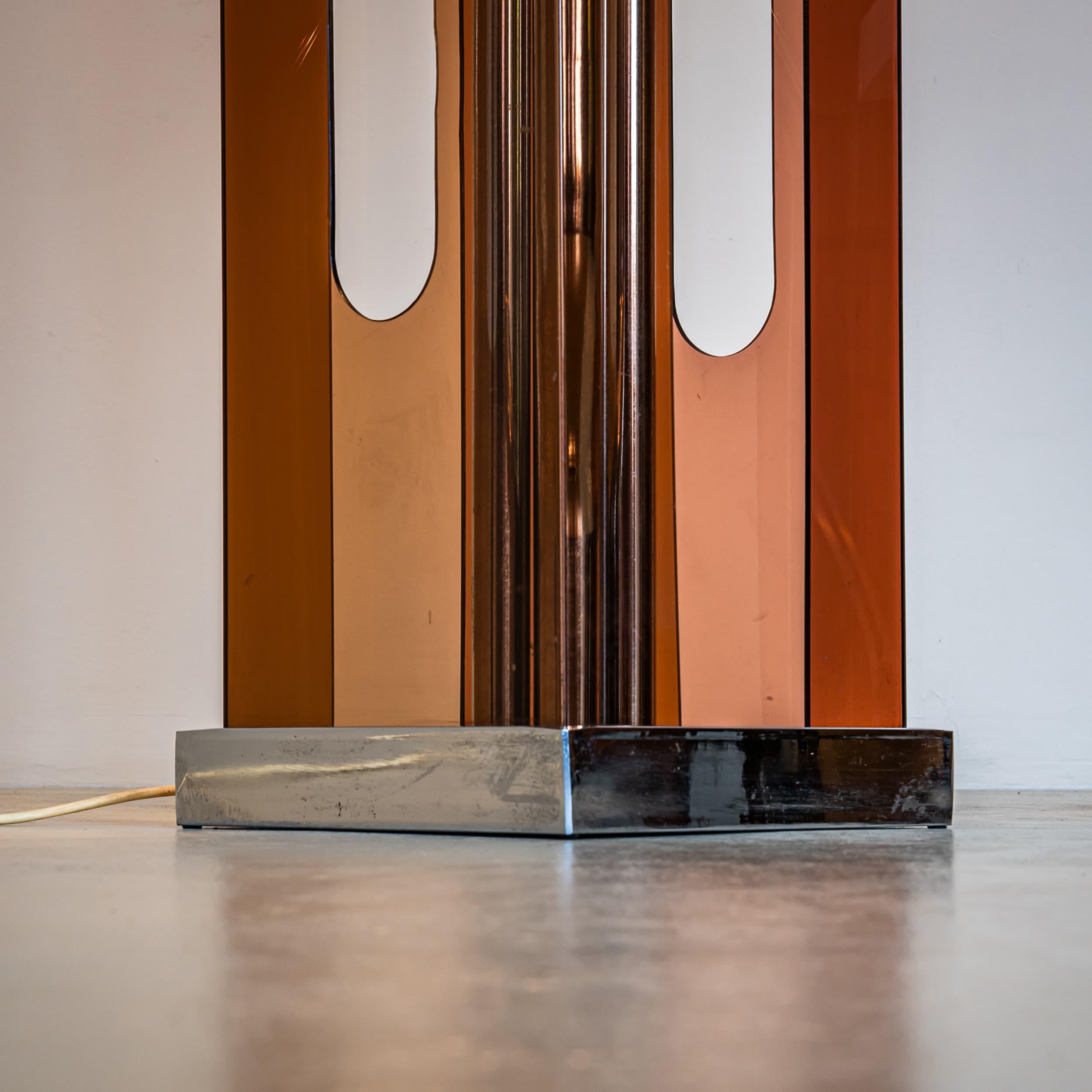 Lámpara de pie de estilo Goffredo Reggiani, Italia Metal en venta