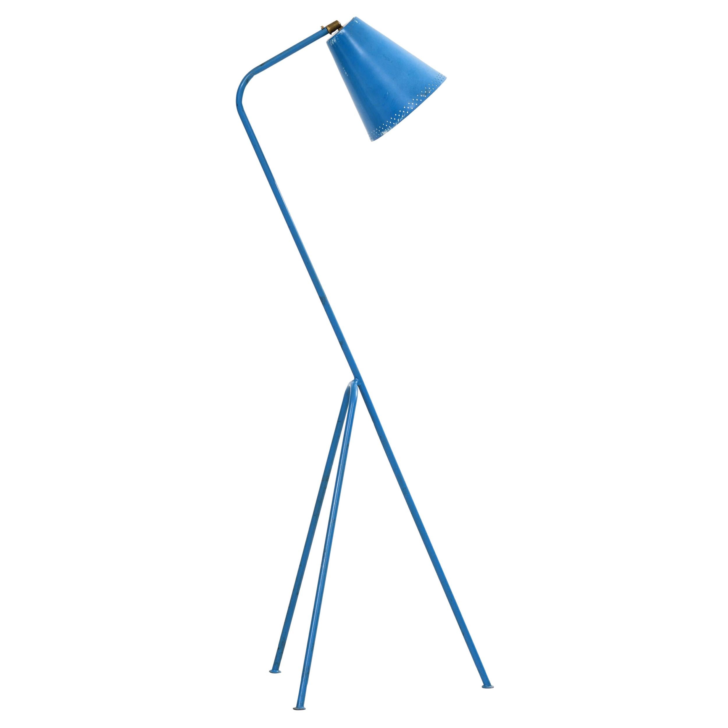 Stehlampe im Stil von Greta Magnusson-Grossman, wahrscheinlich in Schweden hergestellt im Angebot