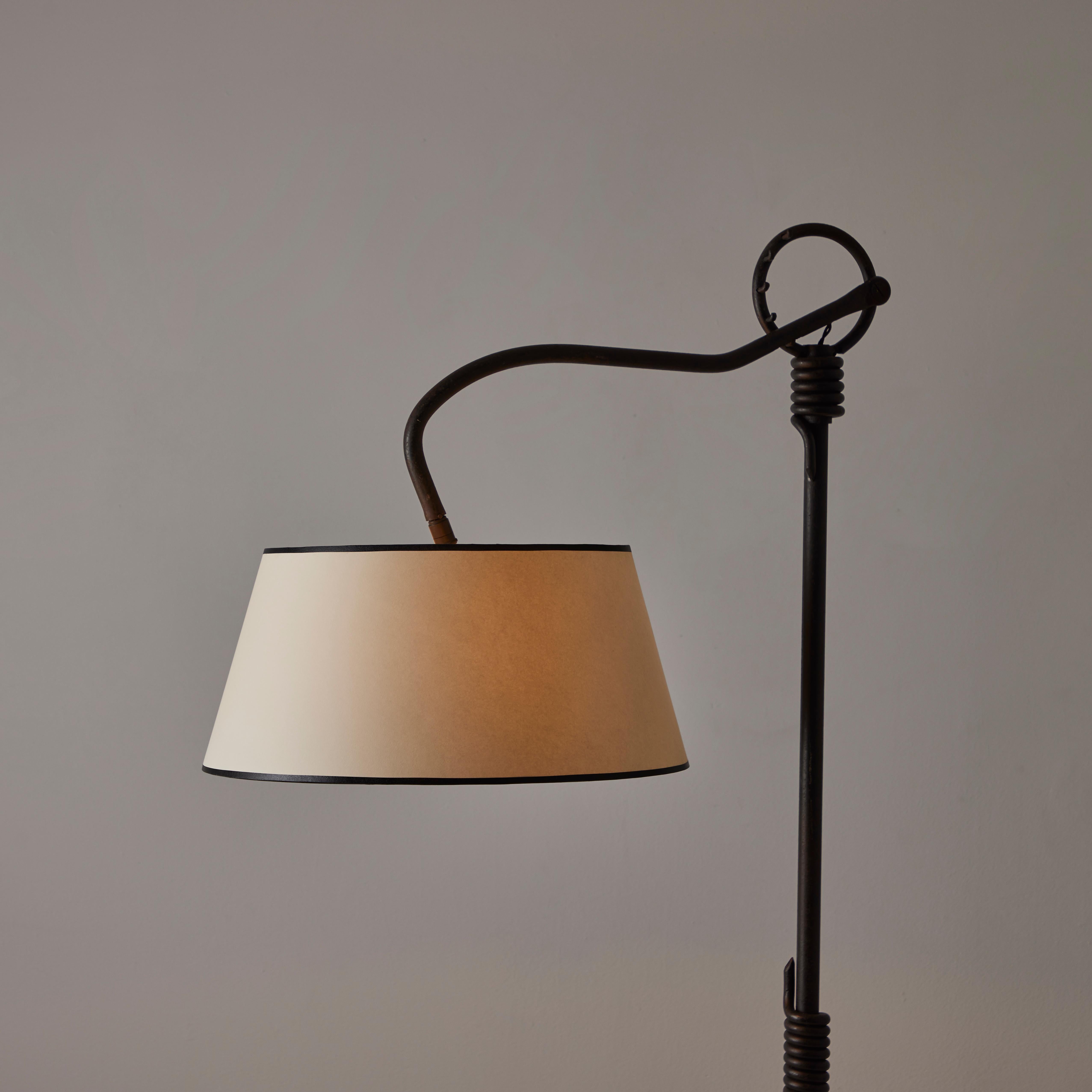 Mid-Century Modern Floor Lamp by Jacques Adnet For Sale