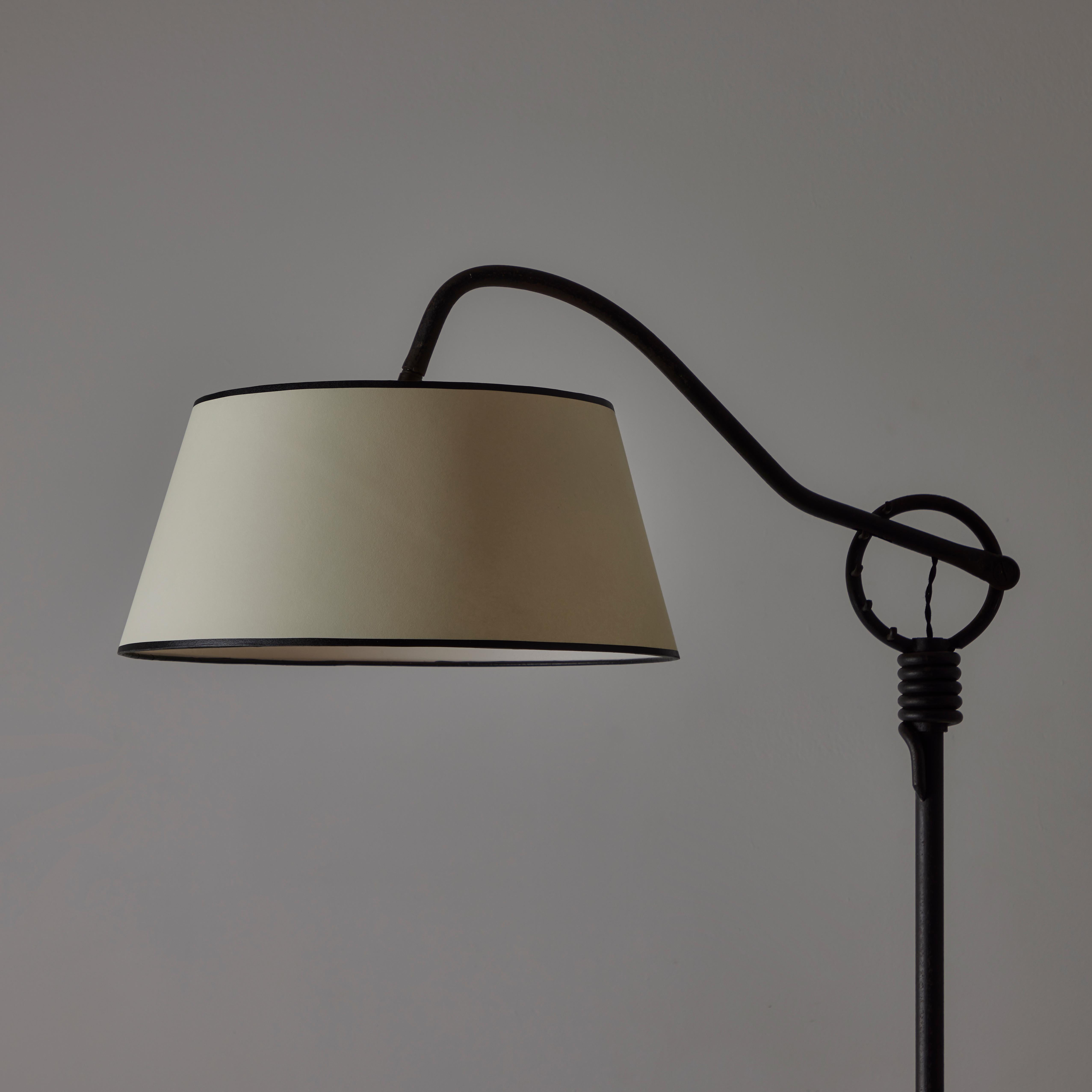 French Floor Lamp by Jacques Adnet For Sale