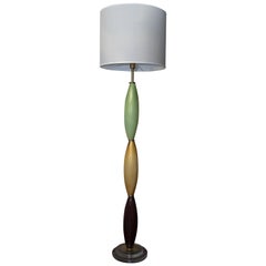 Floor Lamp in Venetian Glass, Handmade in Italy by Craftman, Recent Production